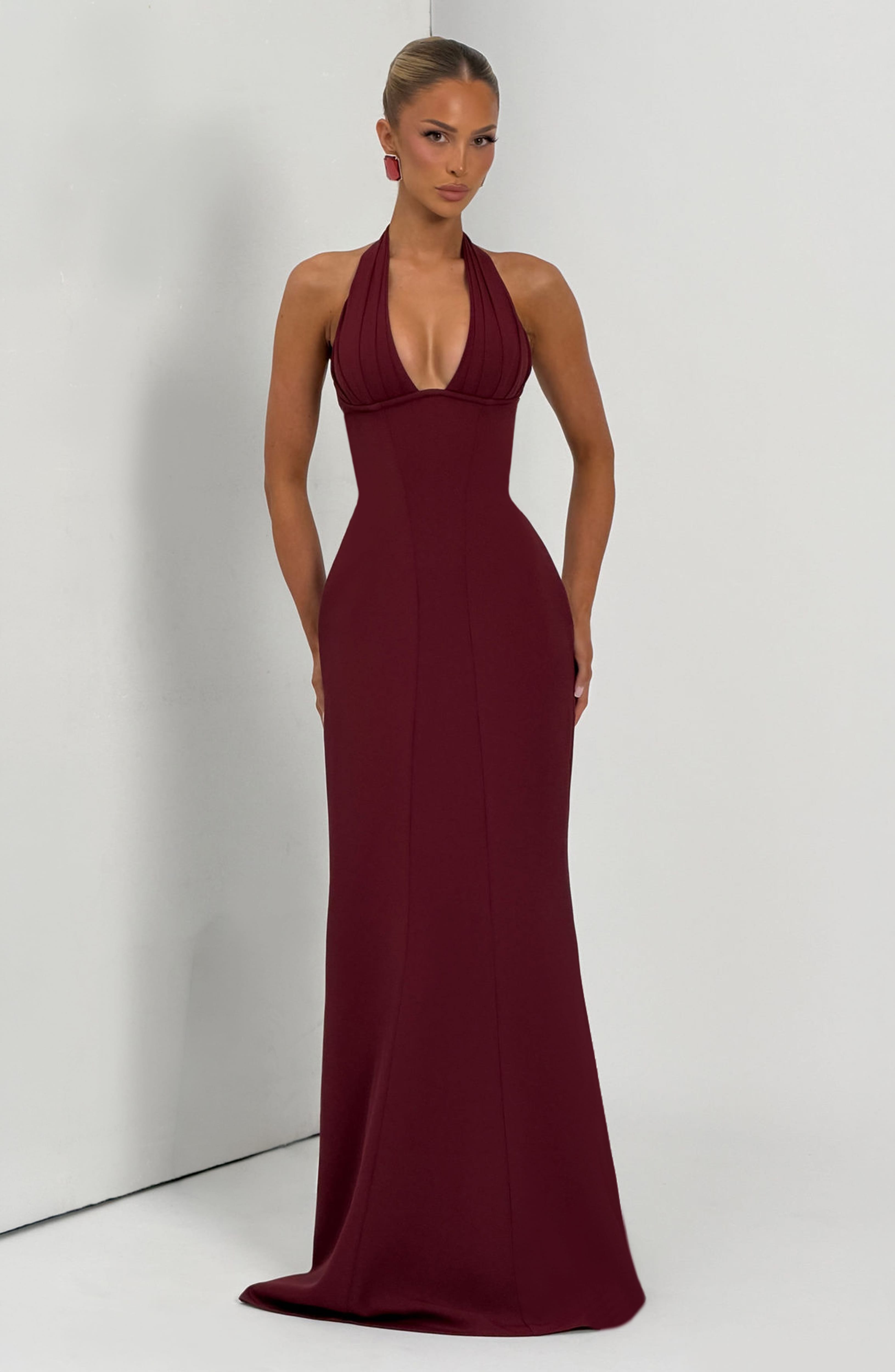 Adora Maxi Kiraz Elbise