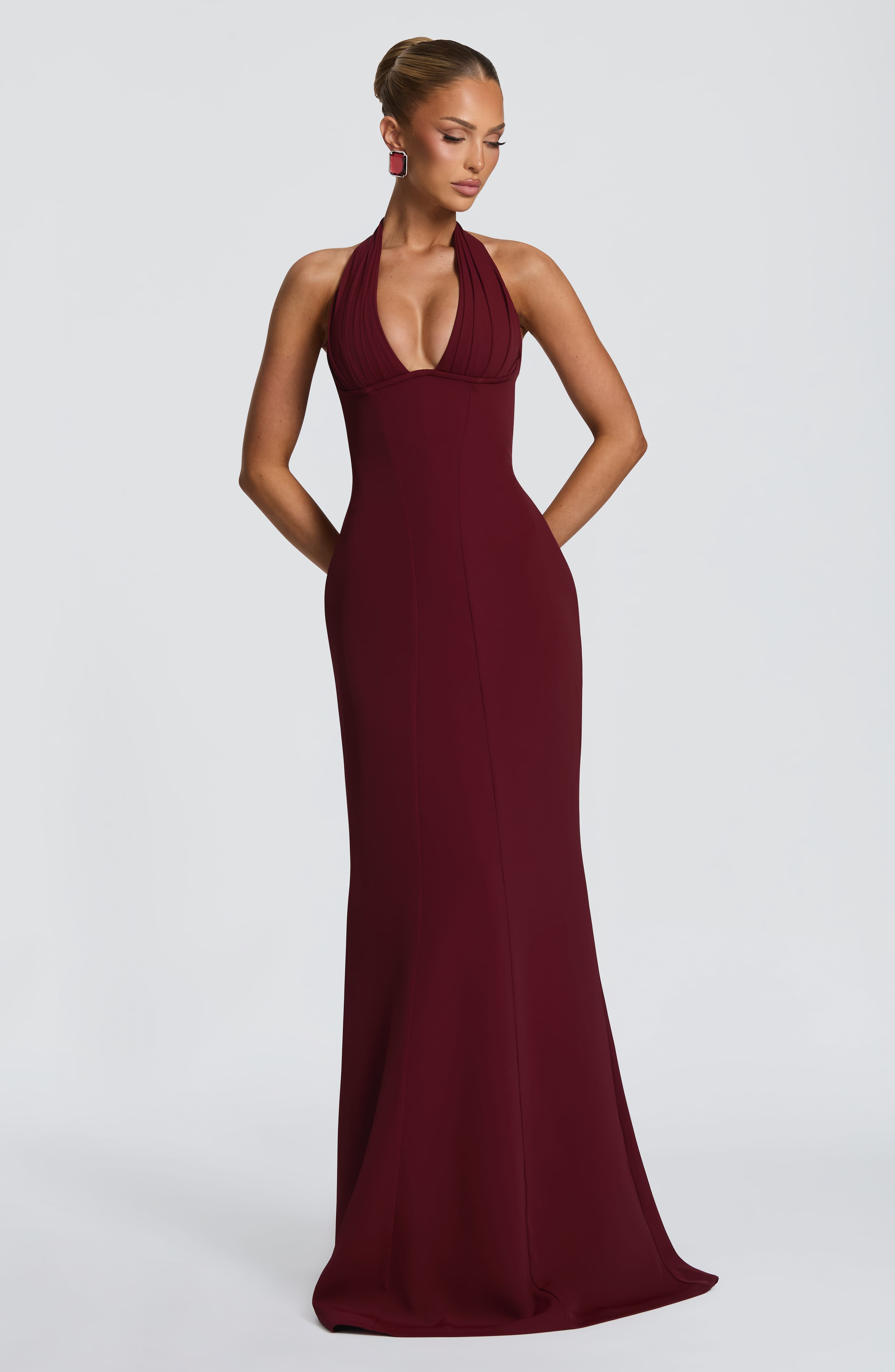 Adora Maxi Kiraz Elbise
