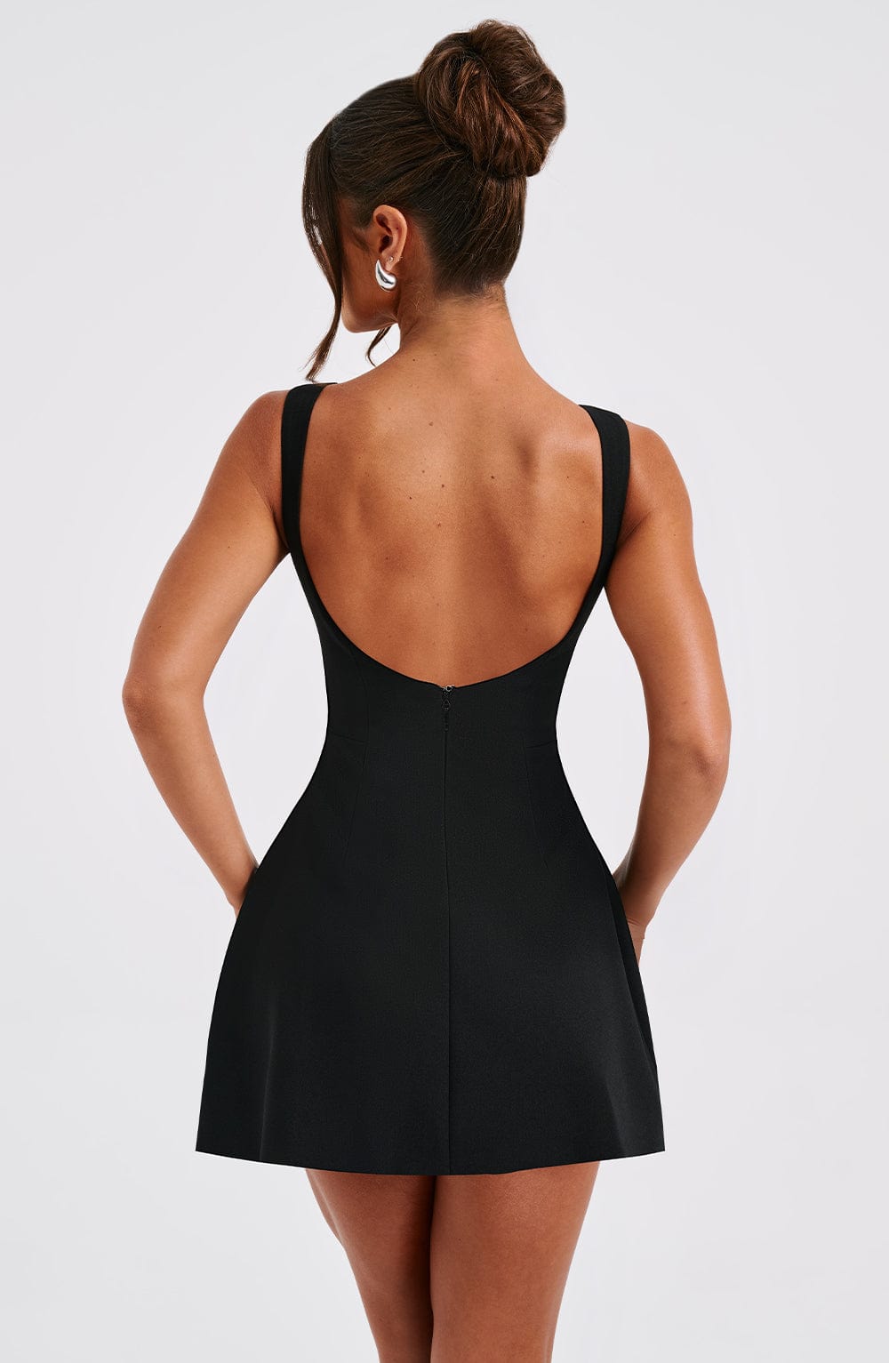Alana Mini Siyah Elbise