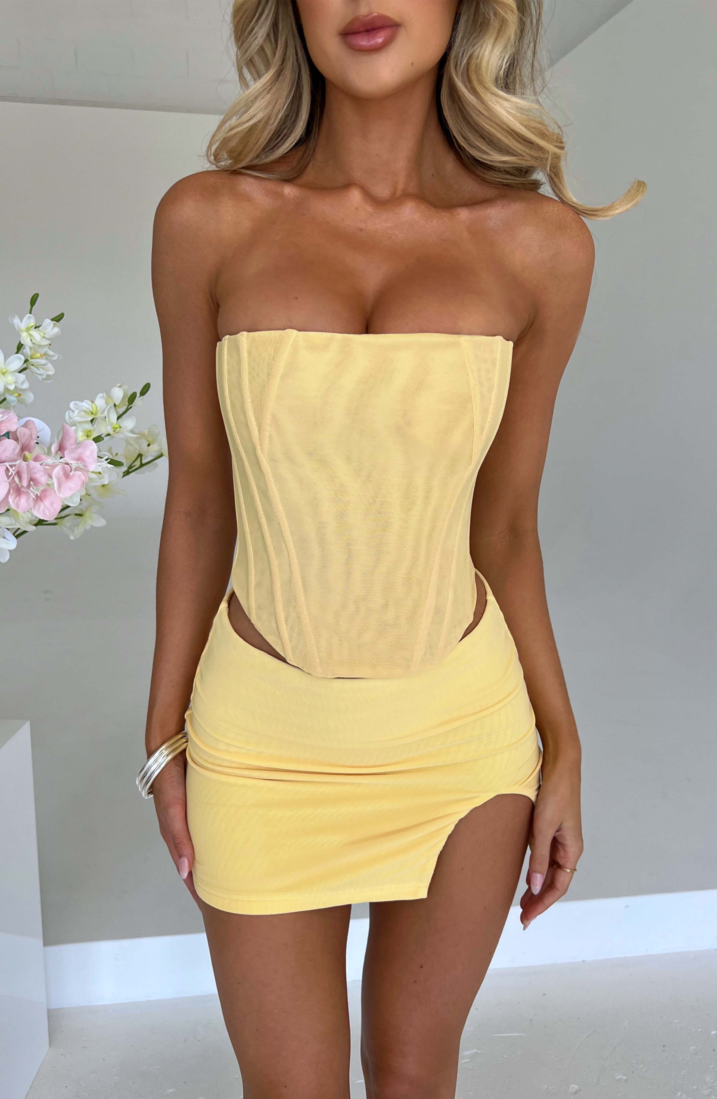Alina Limon Mini Etek