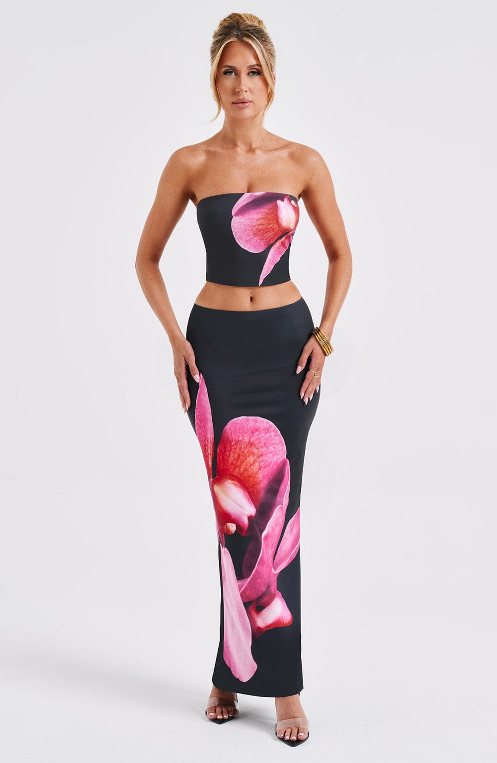 Allegra Maxi Siyah Etek