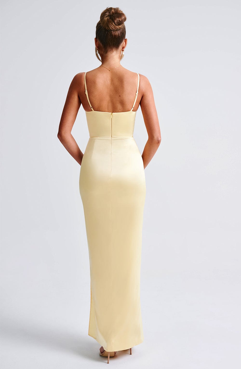 Alora Limon Maxi Elbise
