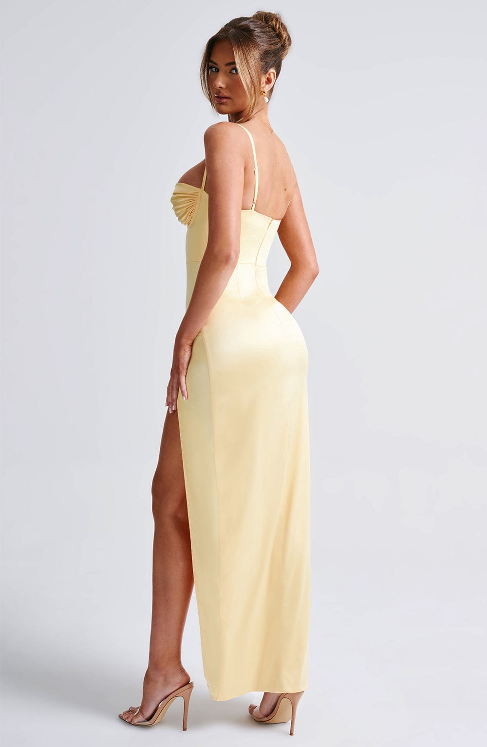 Alora Limon Maxi Elbise