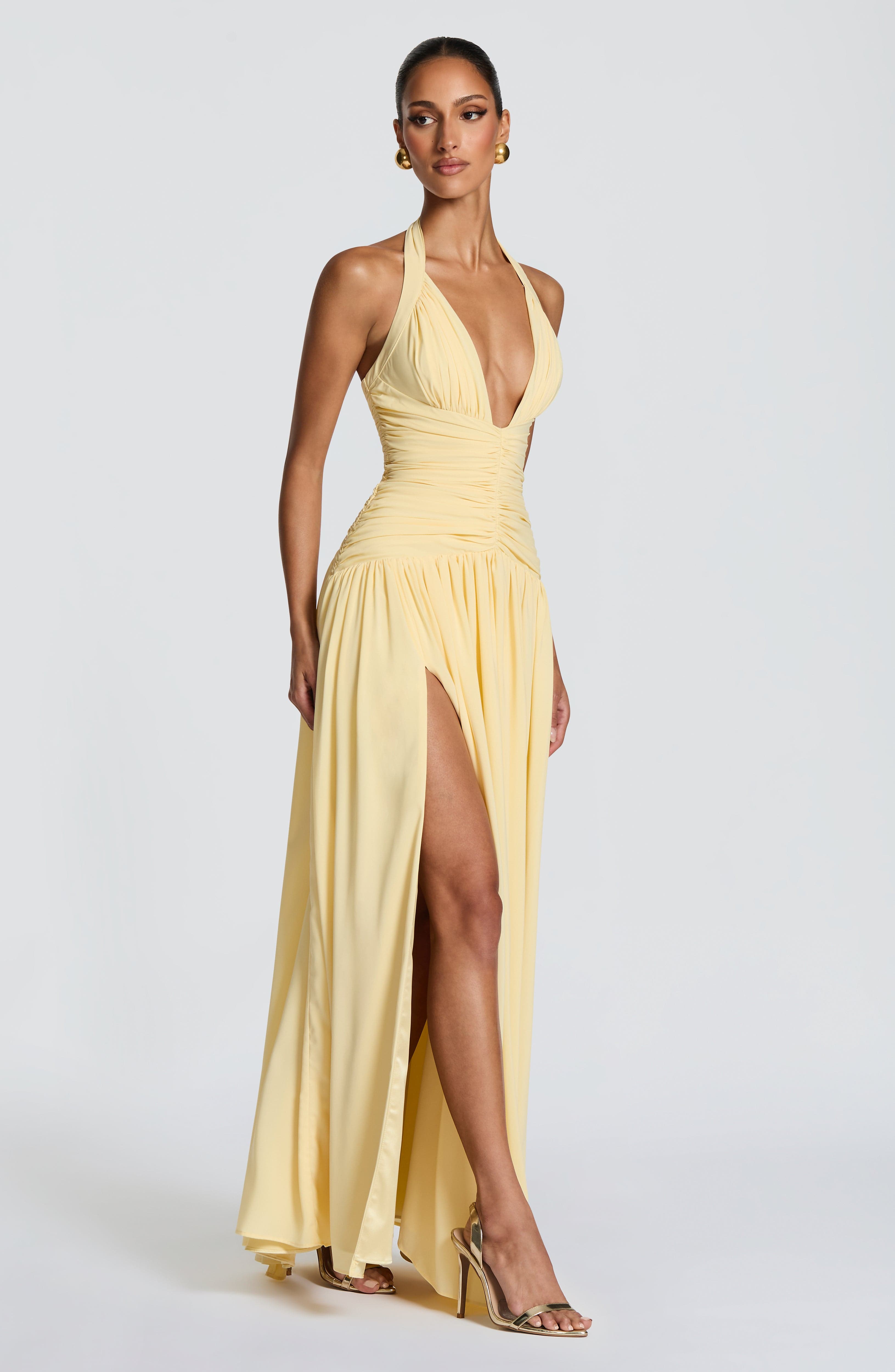 Amaris Limon Maxi Elbise