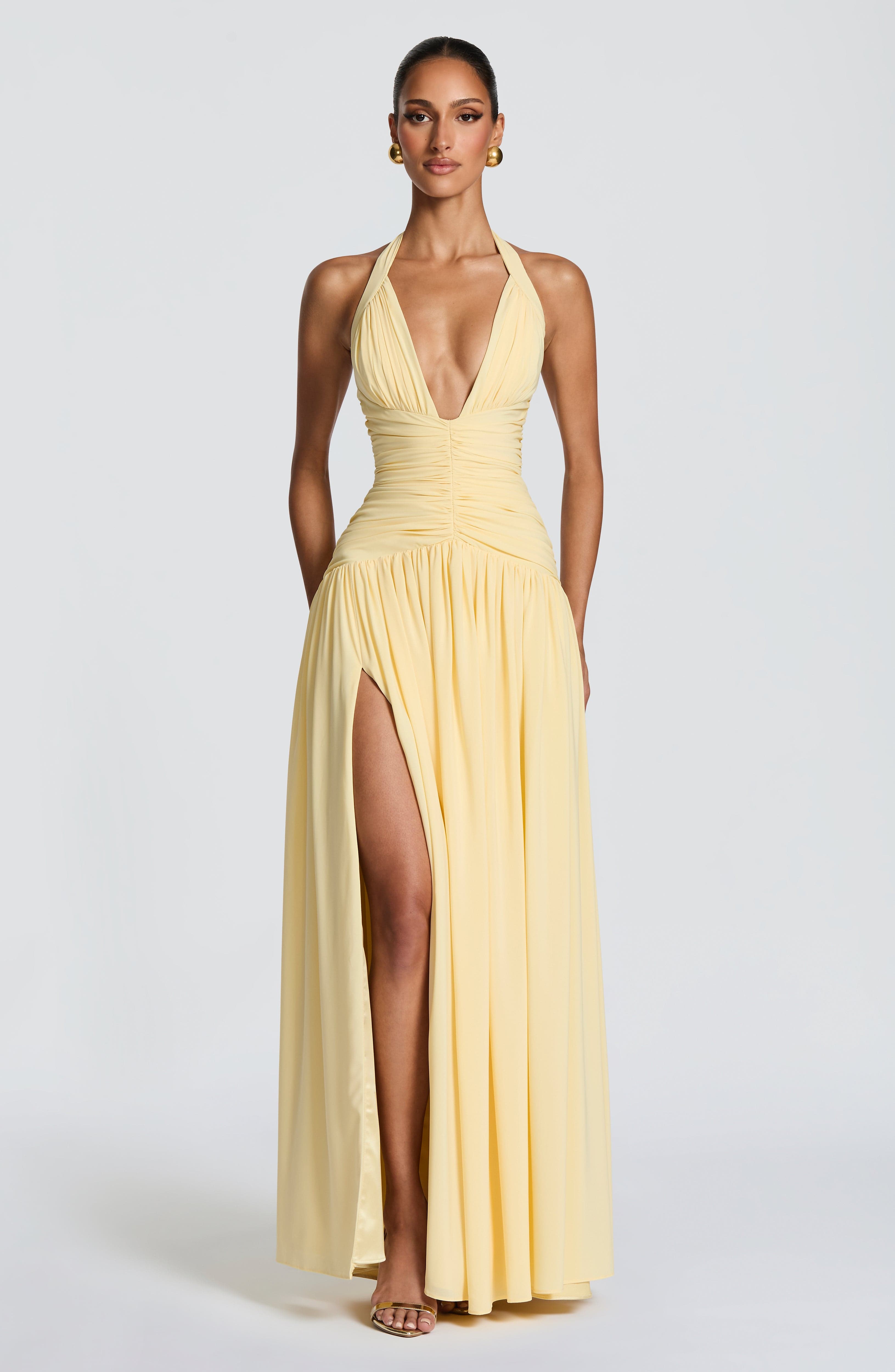 Amaris Limon Maxi Elbise