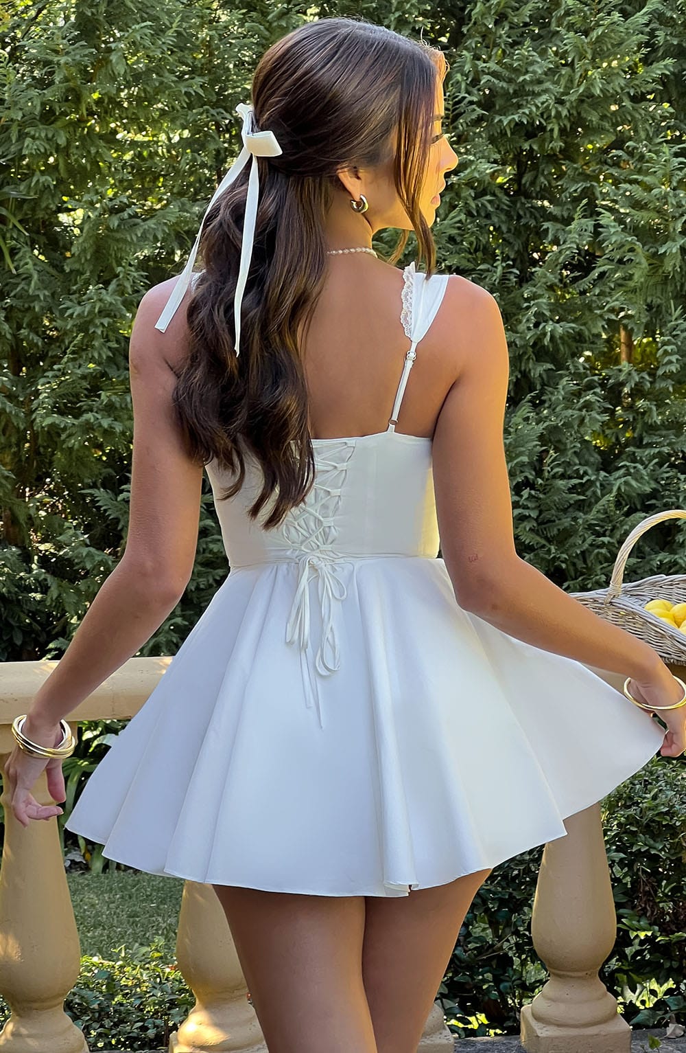 Antonella Mini Krem Elbise