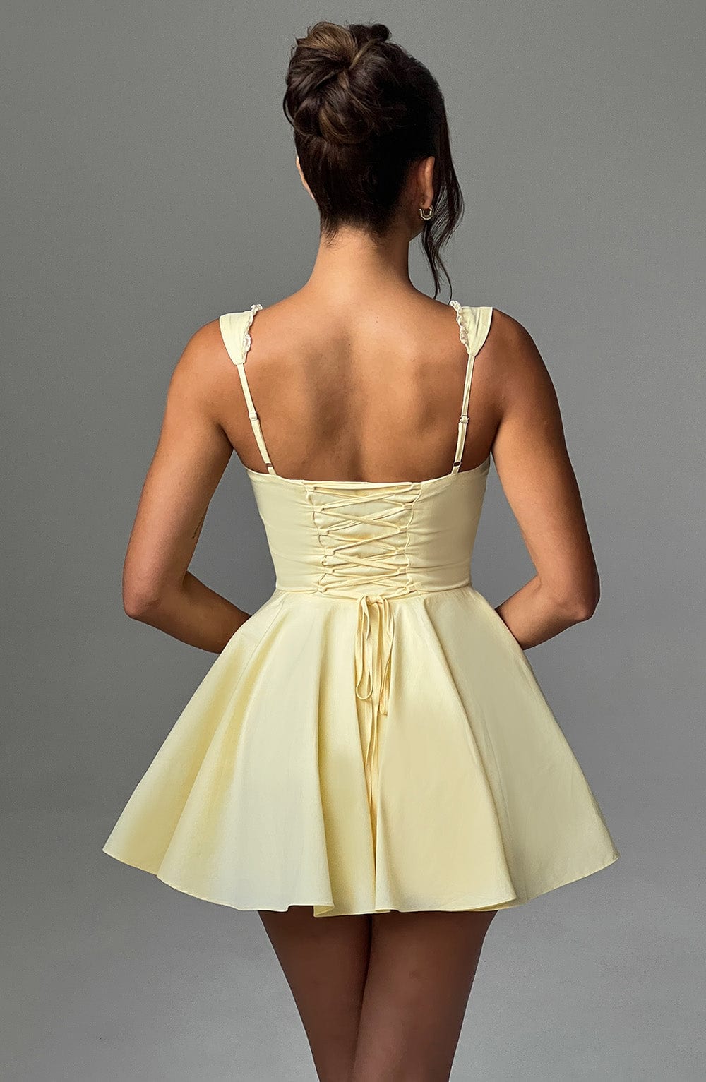 Antonella Limon Mini Elbise