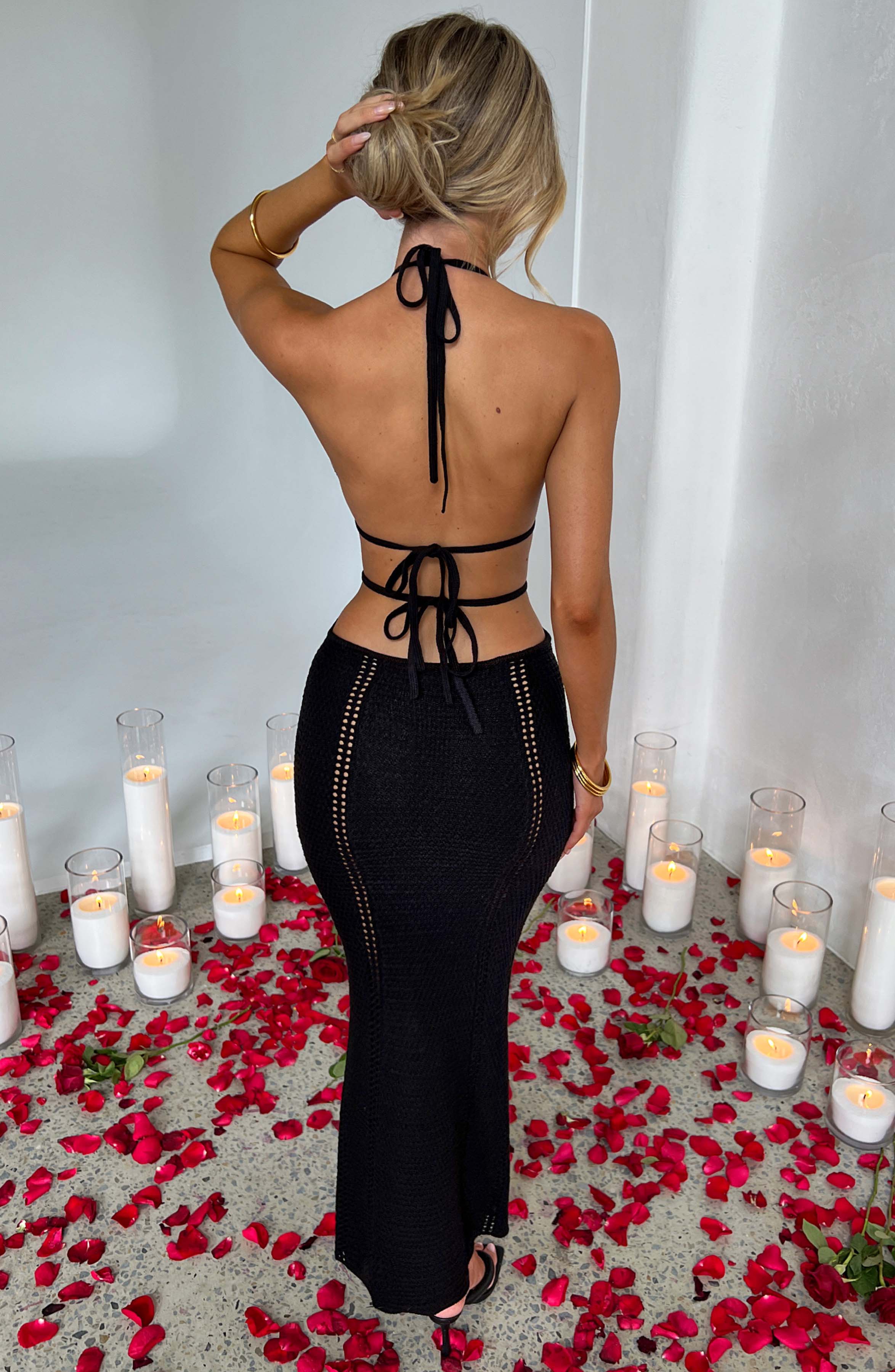 Arabella Siyah Maxi Elbise