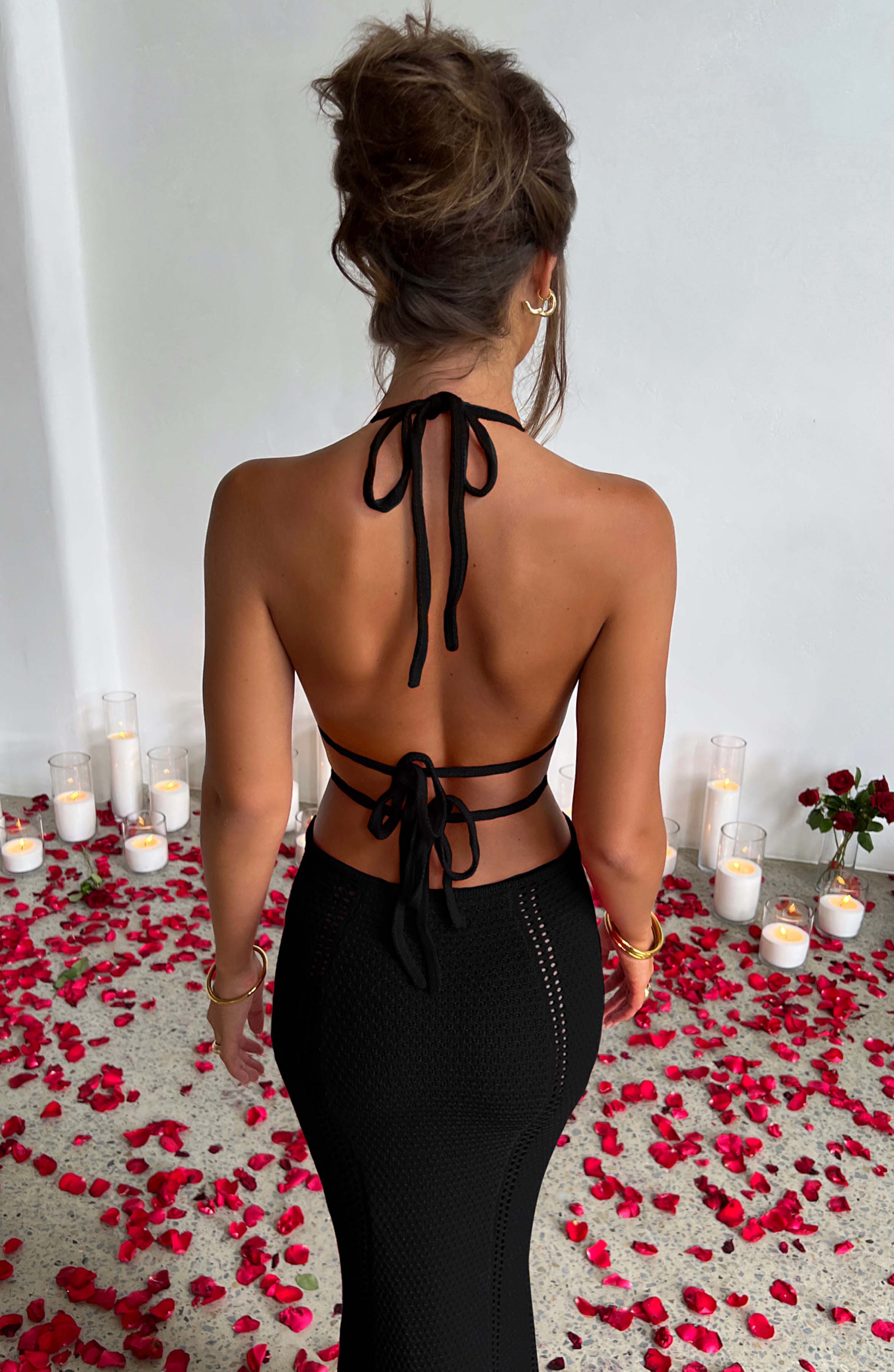 Arabella Siyah Maxi Elbise