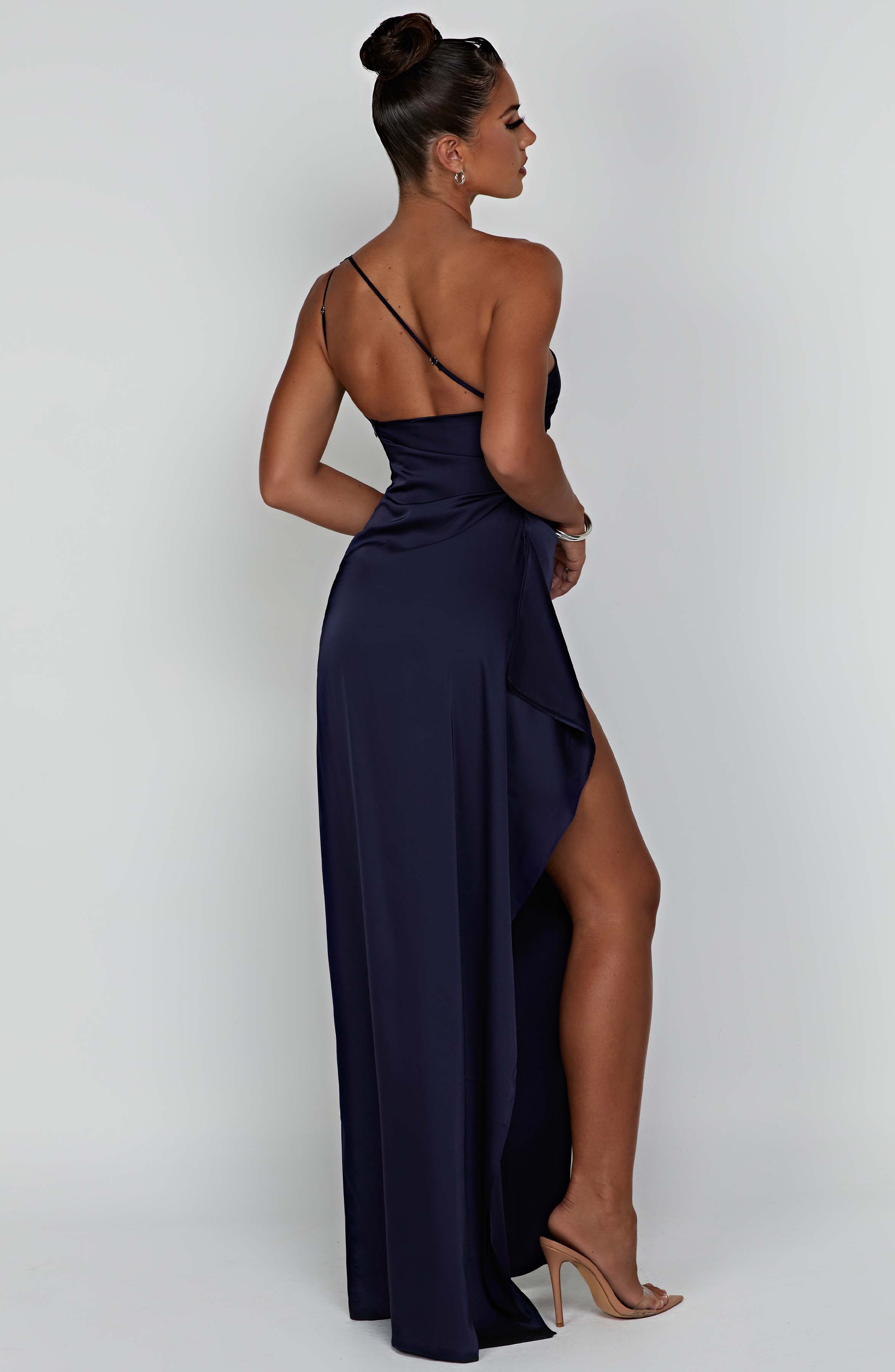 Lacivert Ariel Maxi Elbise