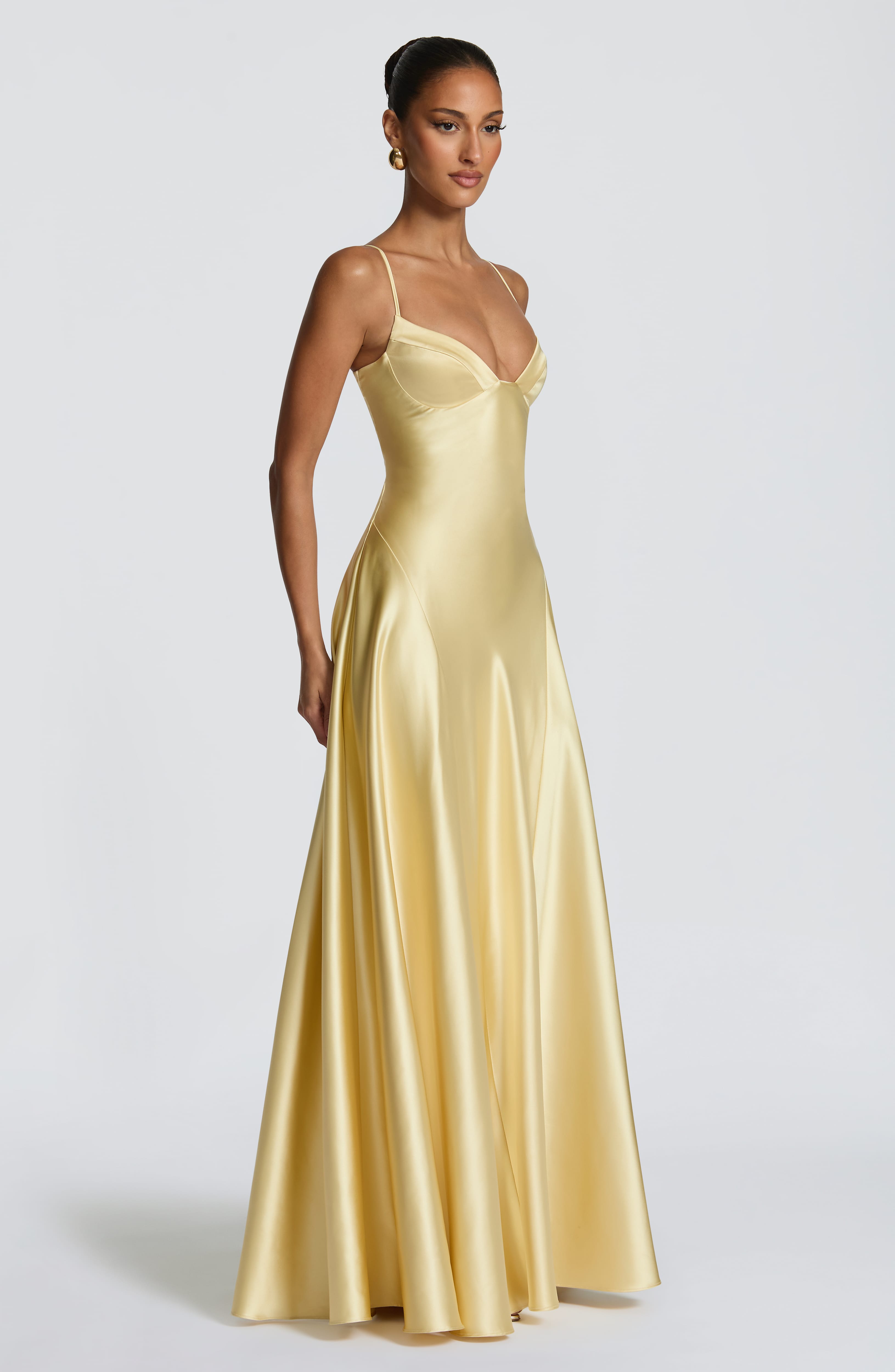 Asterin Limon Maxi Elbise