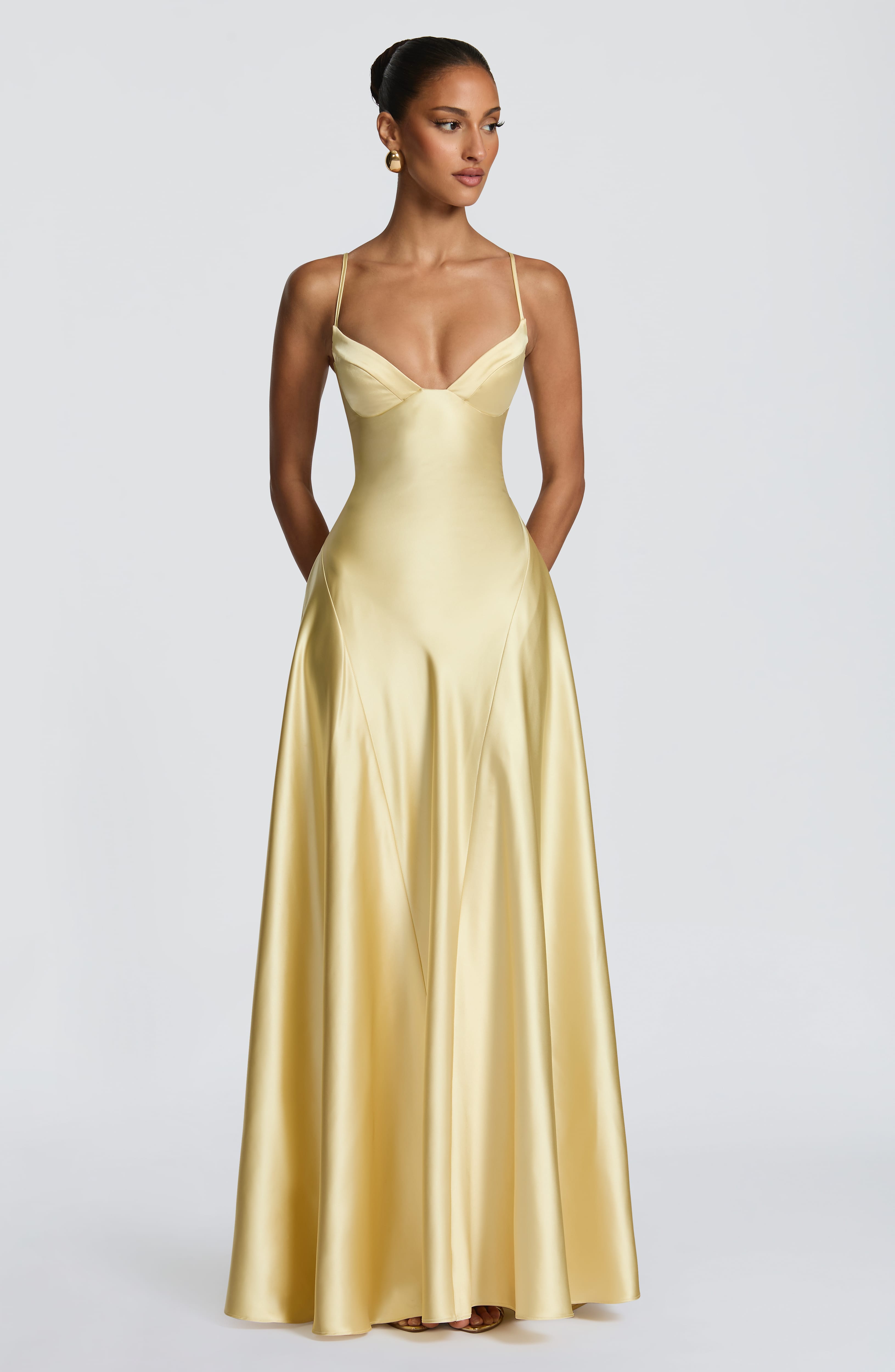 Asterin Limon Maxi Elbise