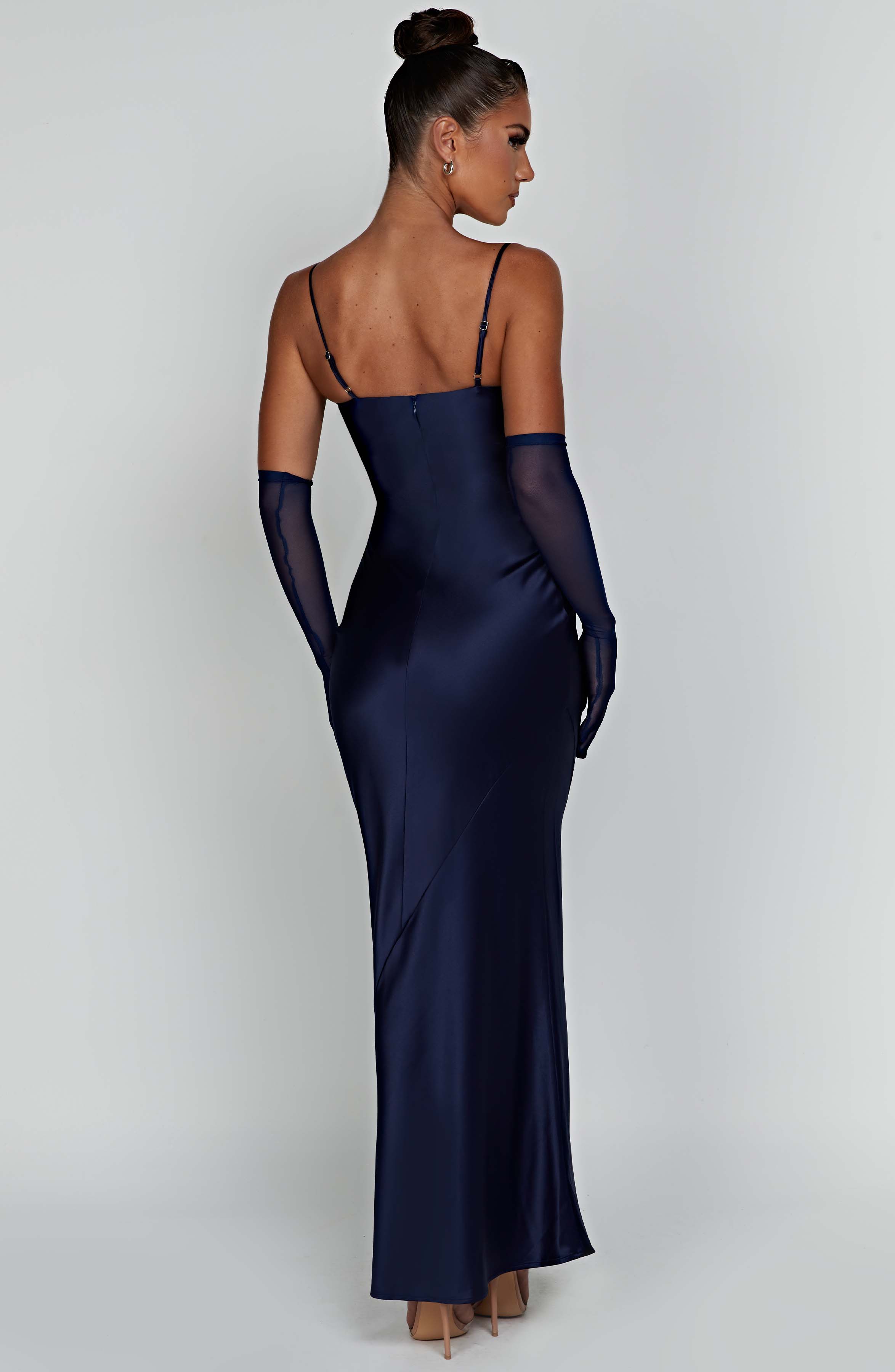 Athena Lacivert Maxi Elbise