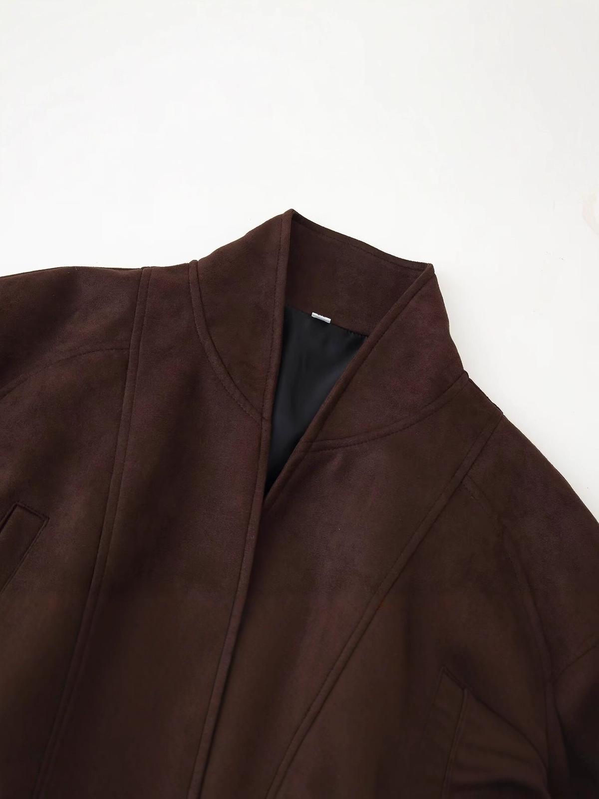 Sienna Suede Belted Jacket