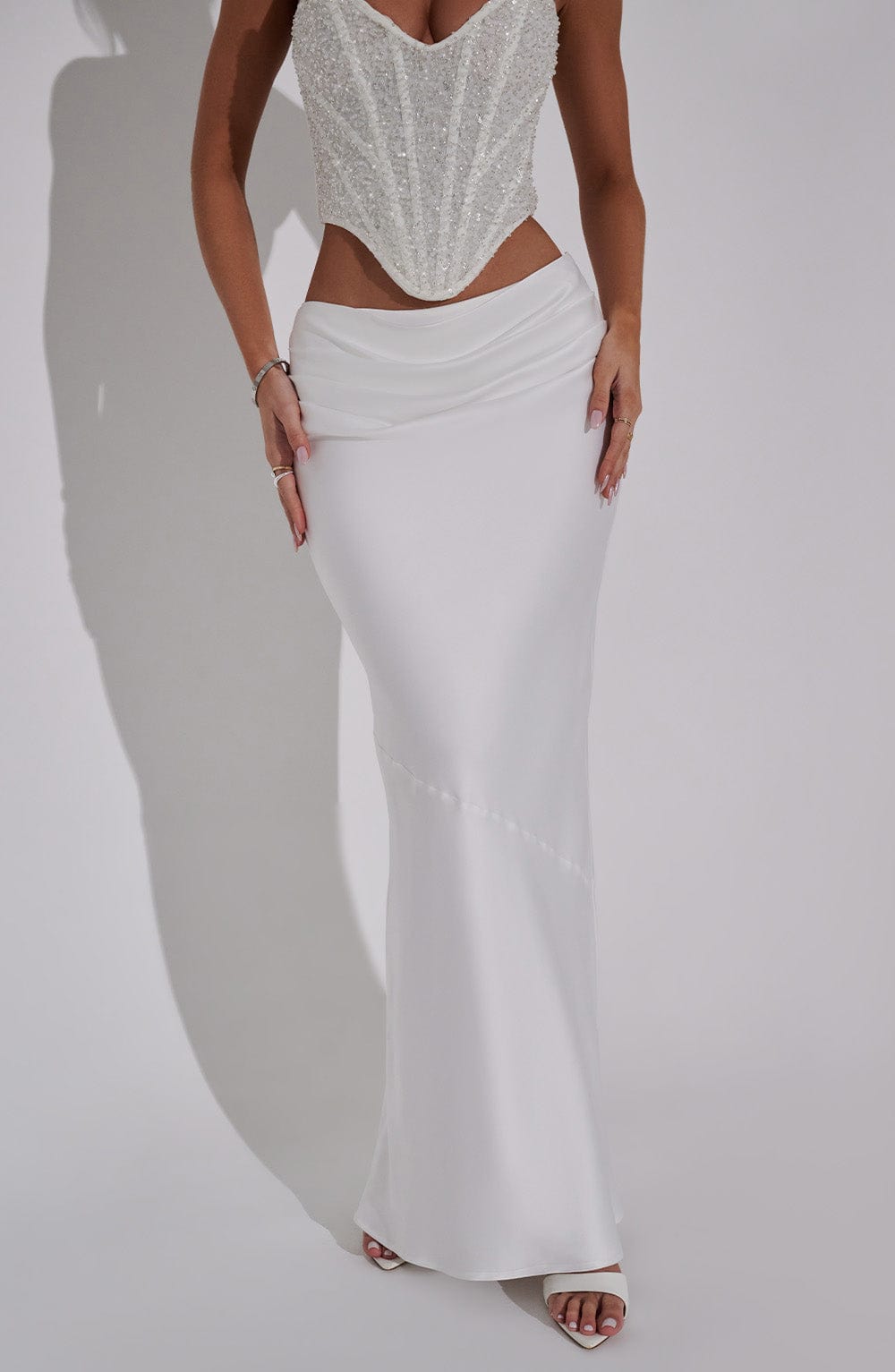Bernadette Ekru Maxi Etek