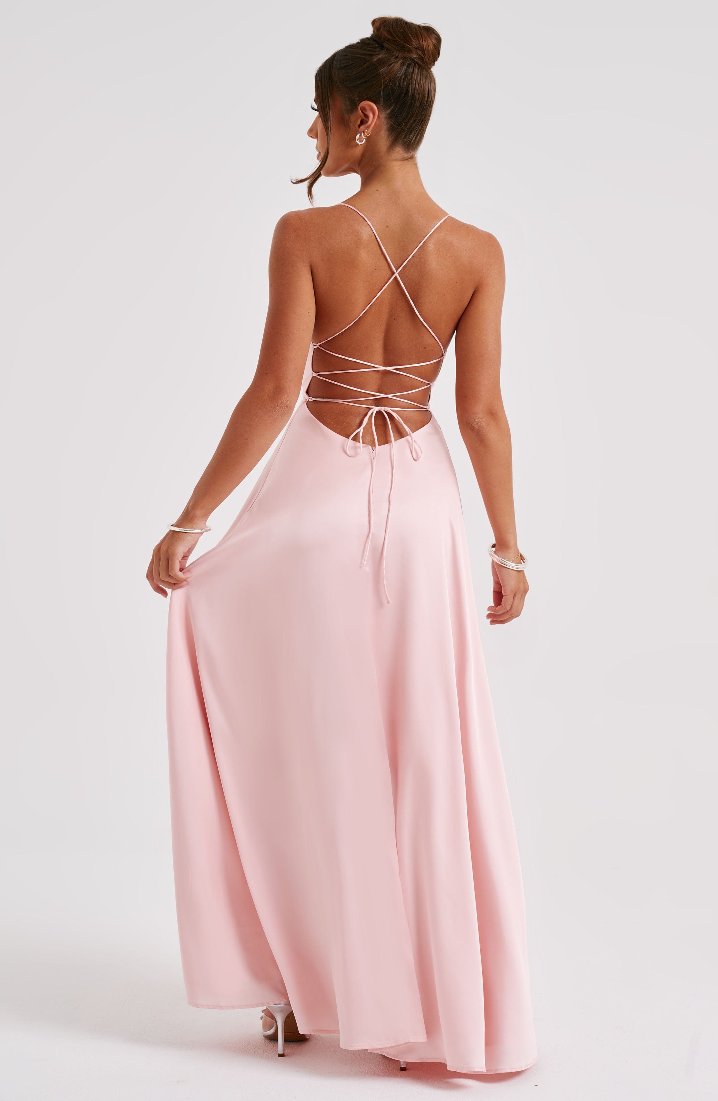 Bethany Pembe Maxi Elbise