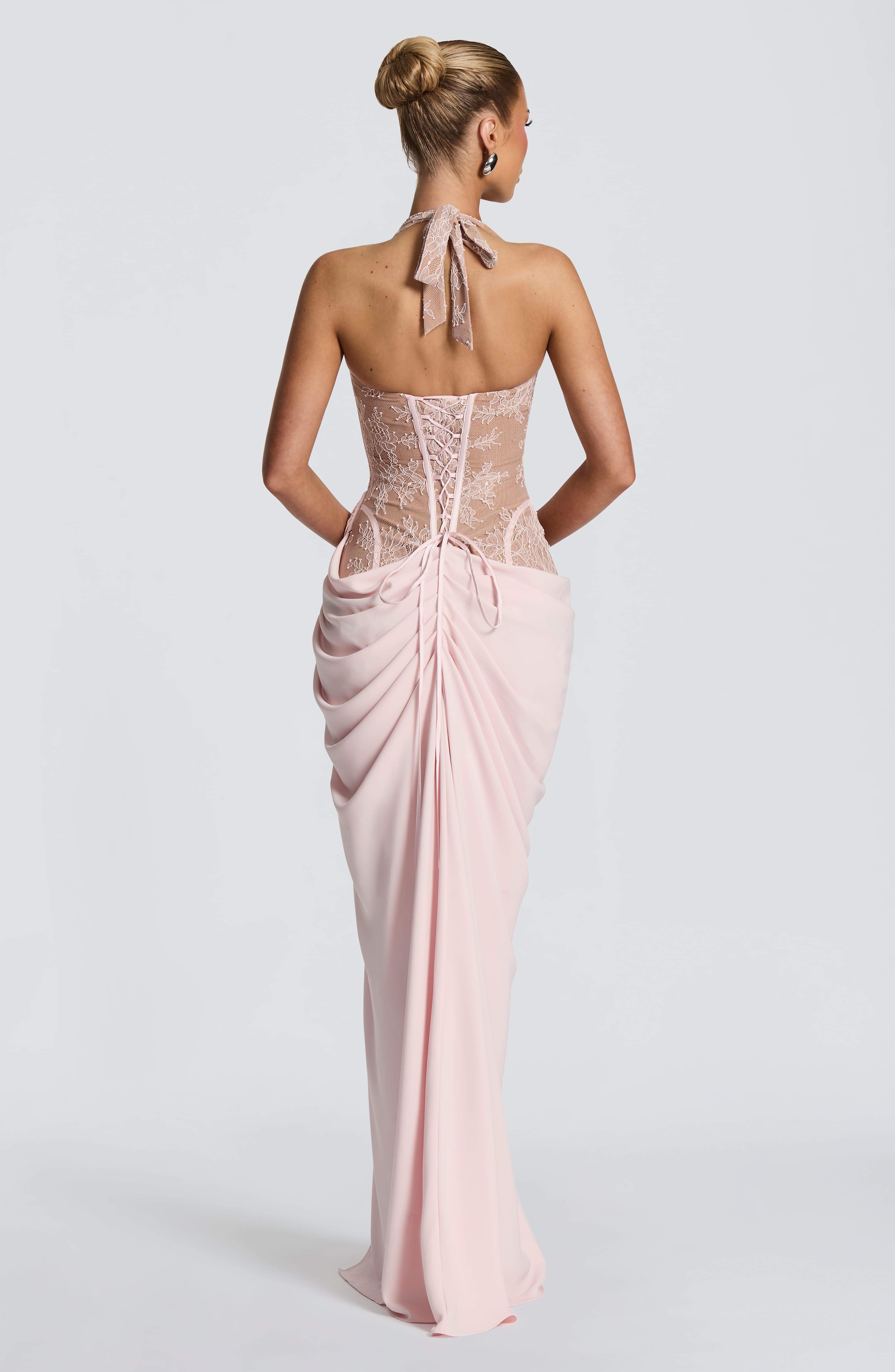 Bonita Pembe Maxi Elbise