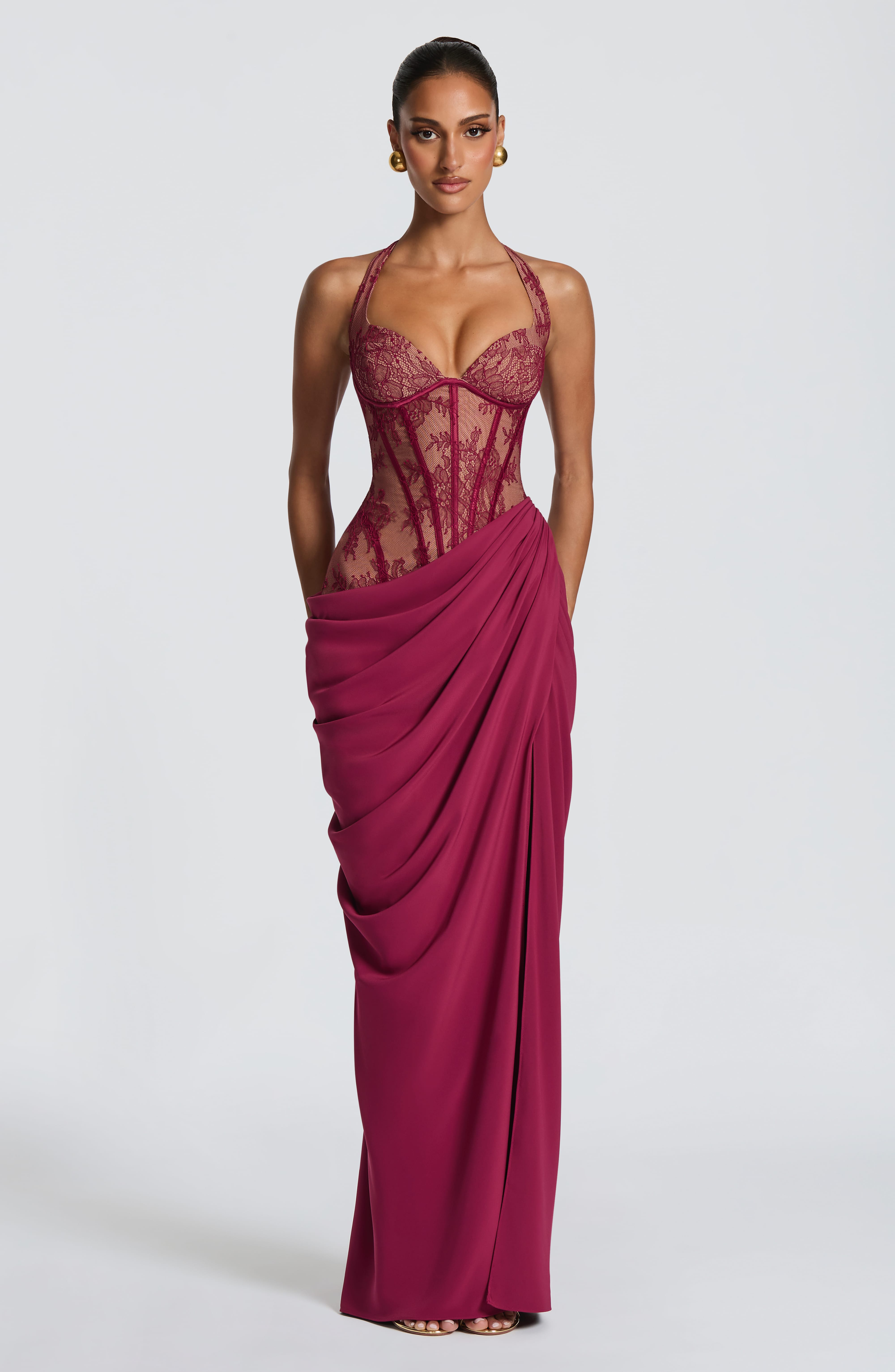 Bonita Mor Maxi Elbise