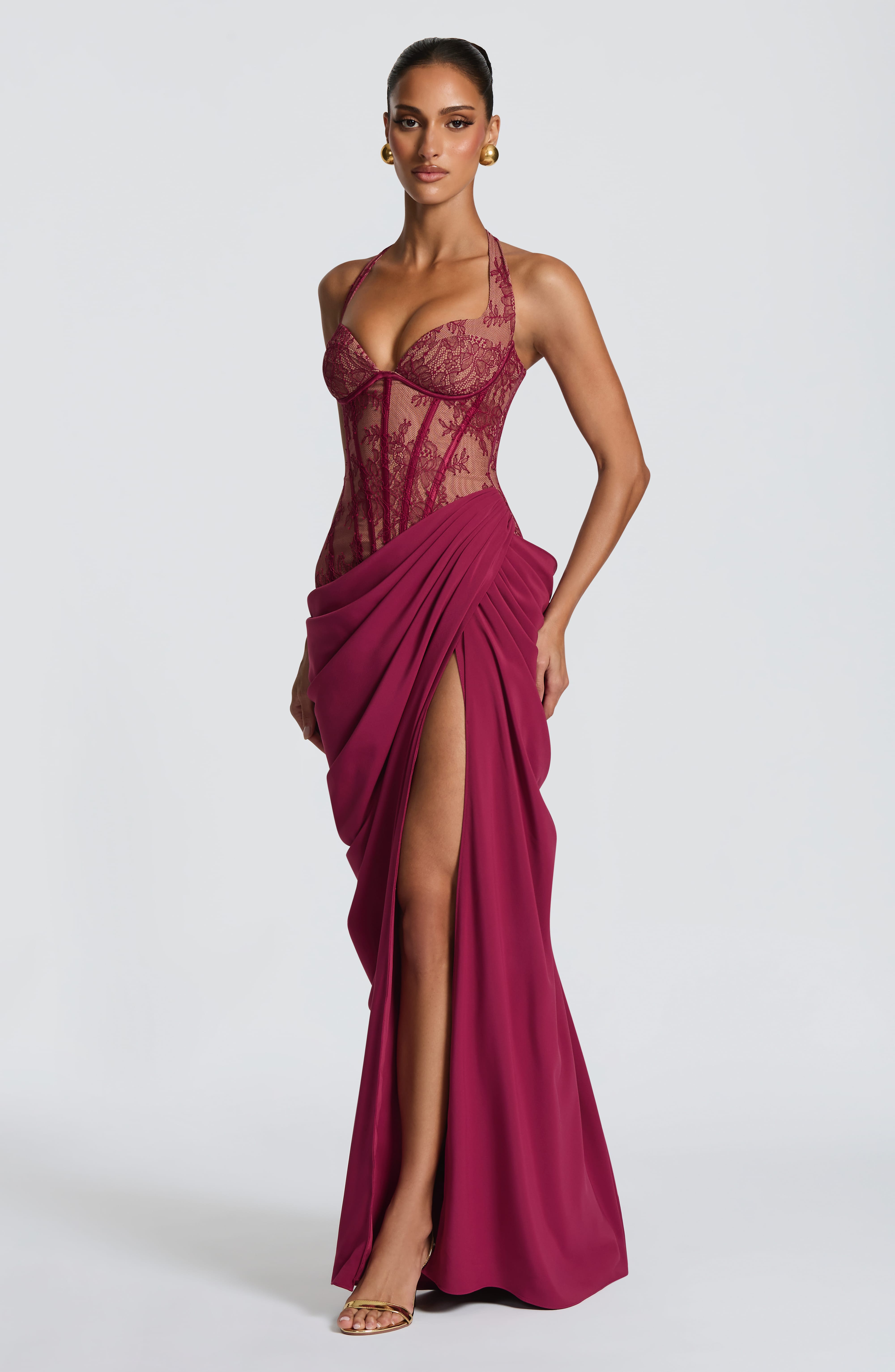 Bonita Mor Maxi Elbise