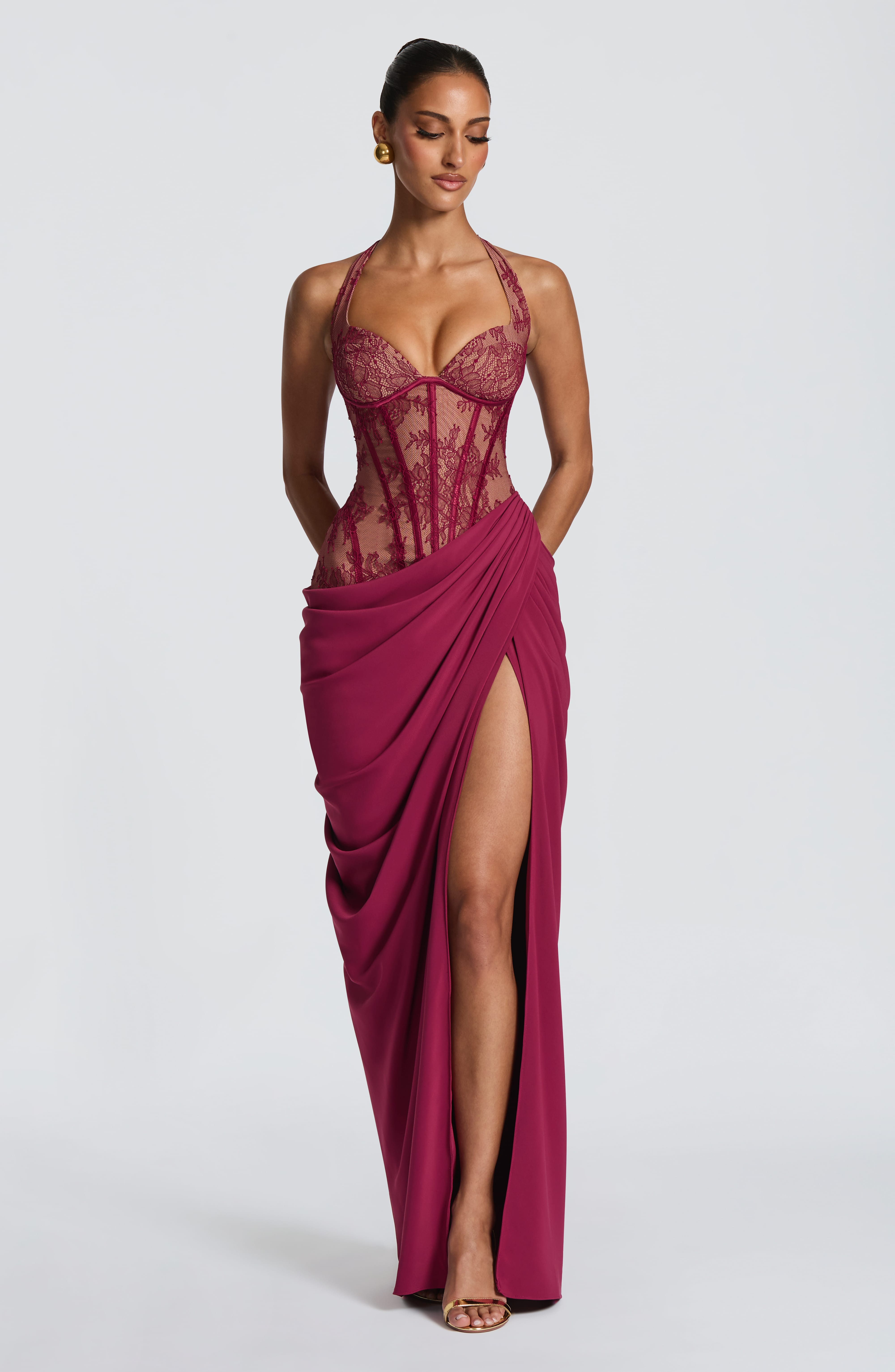 Bonita Mor Maxi Elbise