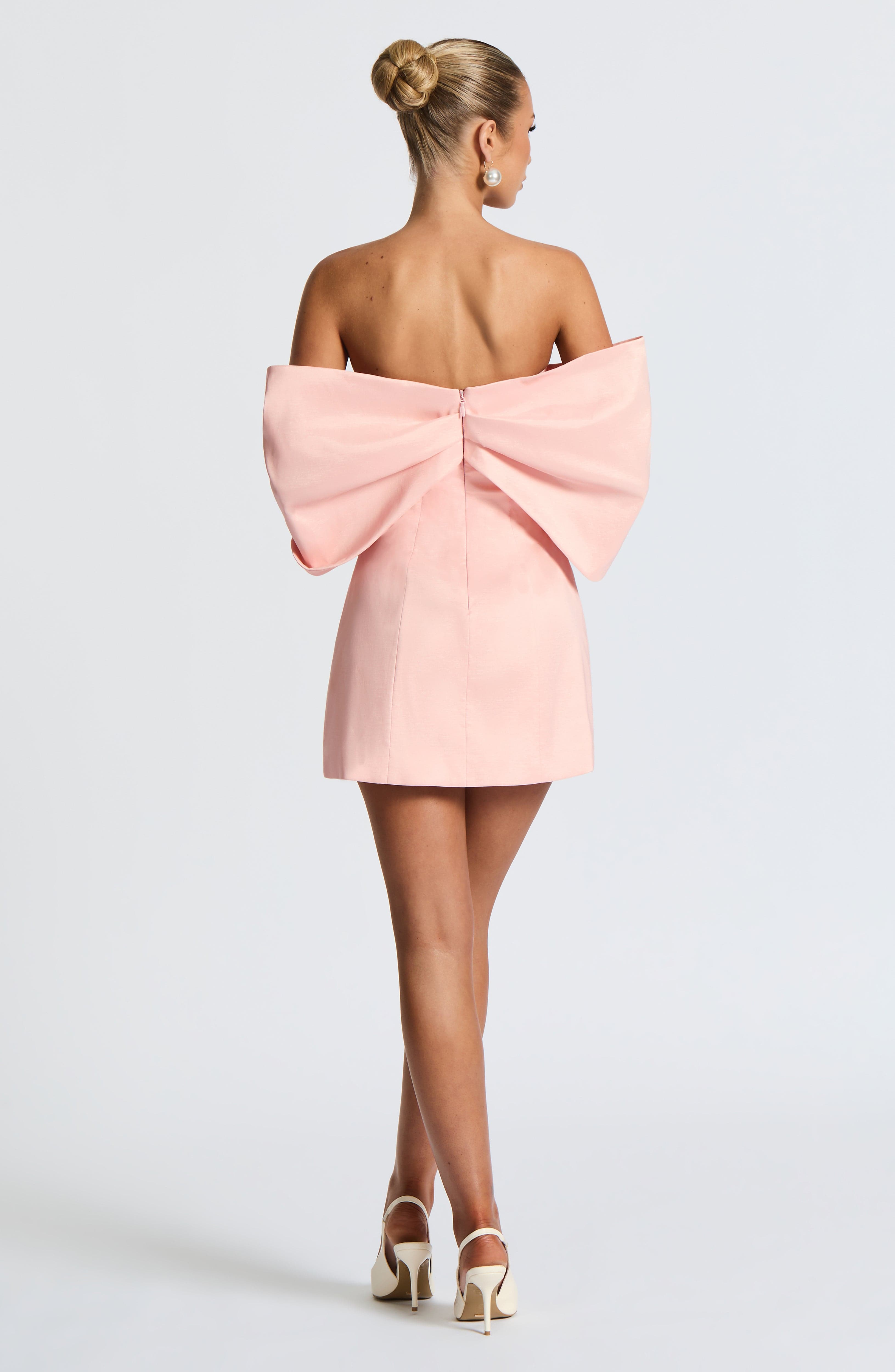 Briella Mini Pembe Elbise