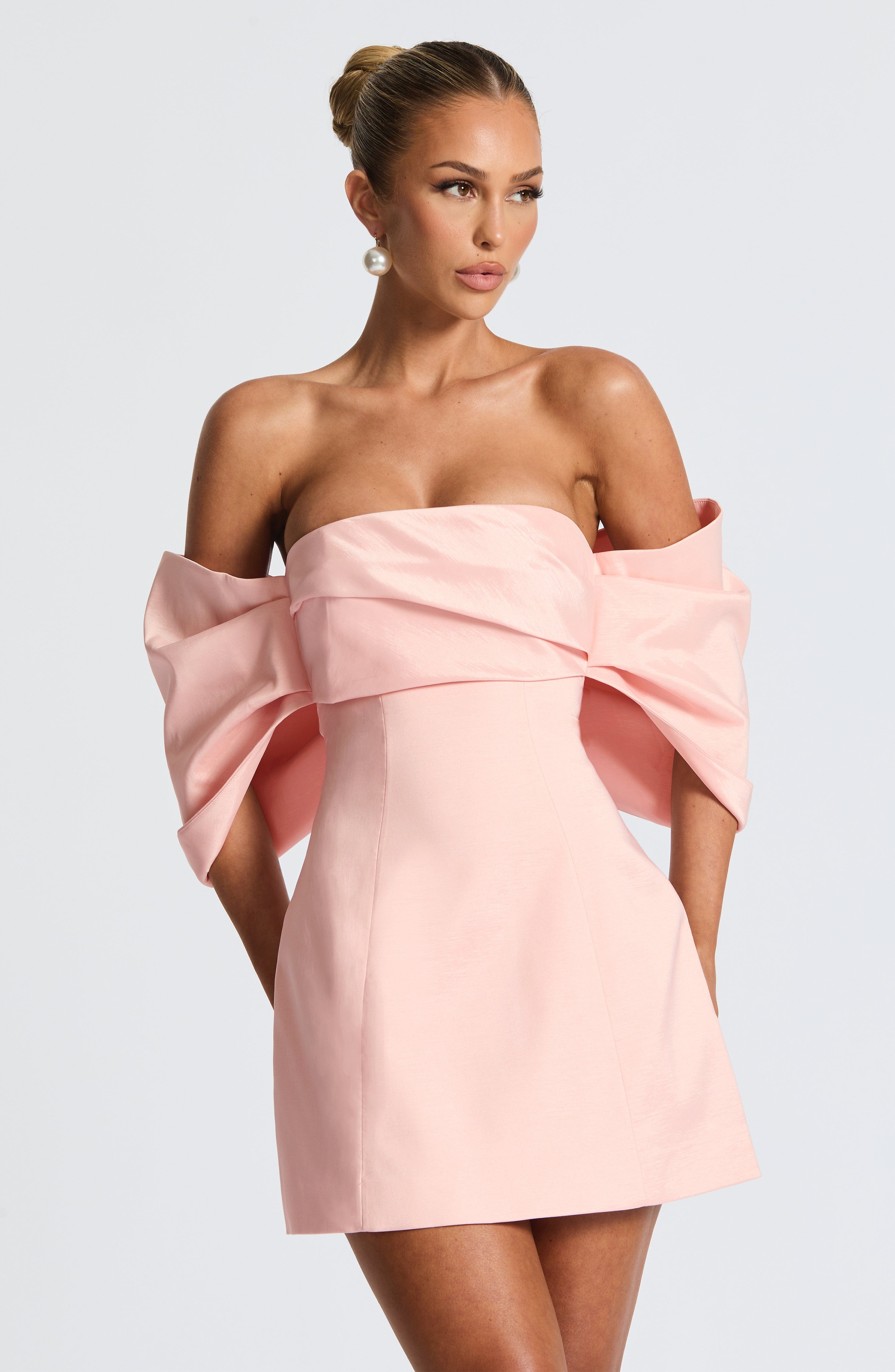 Briella Mini Pembe Elbise