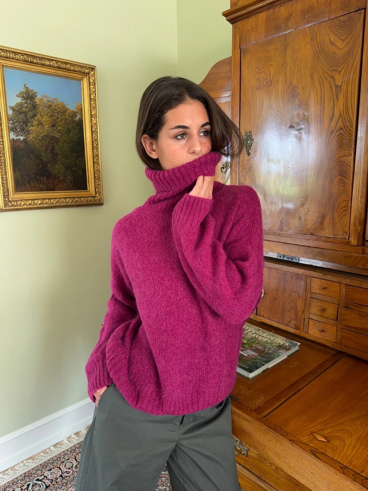 İdun Mor Yün Kazak