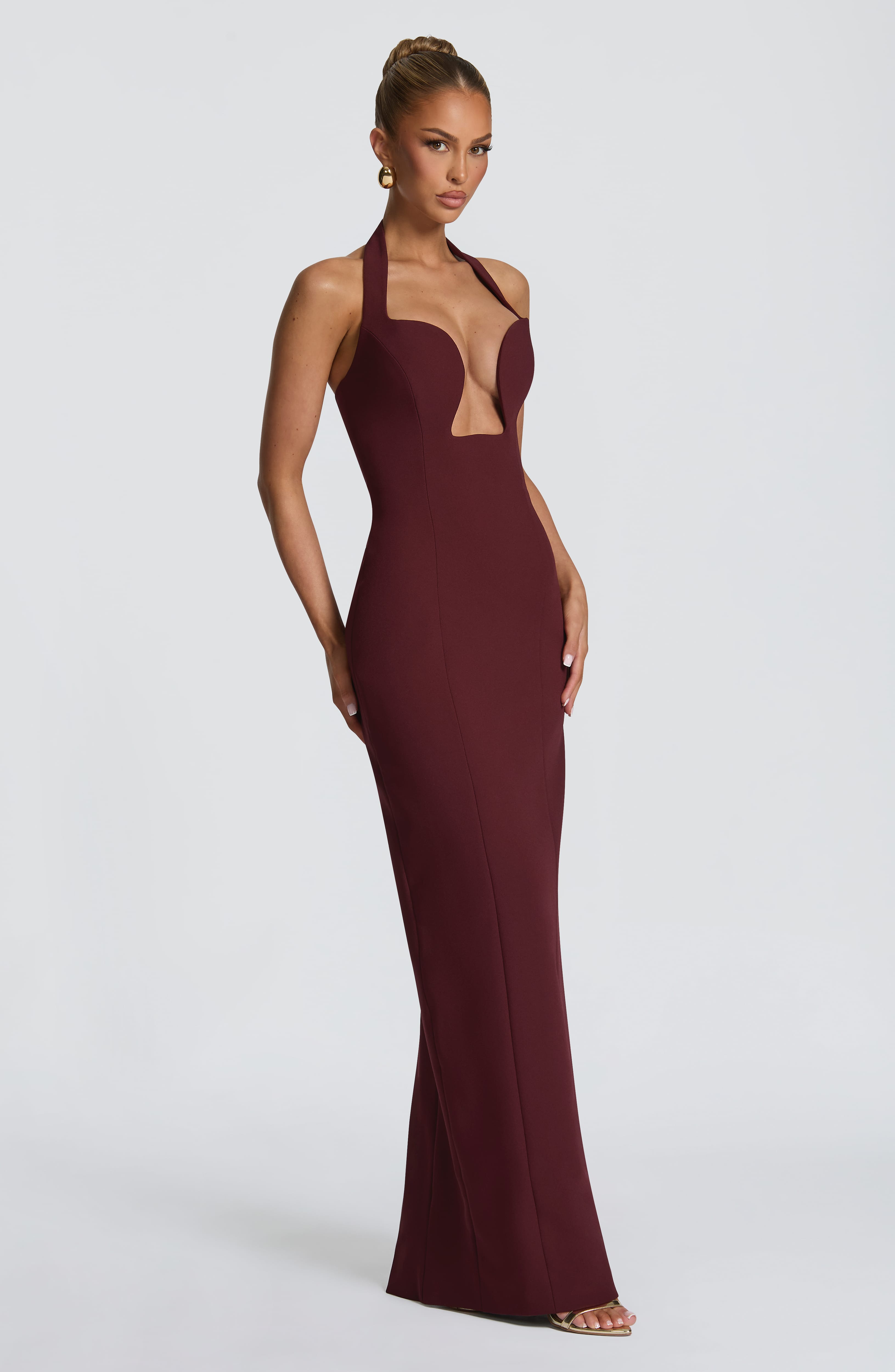Kiraz Charlotte Maxi Elbise