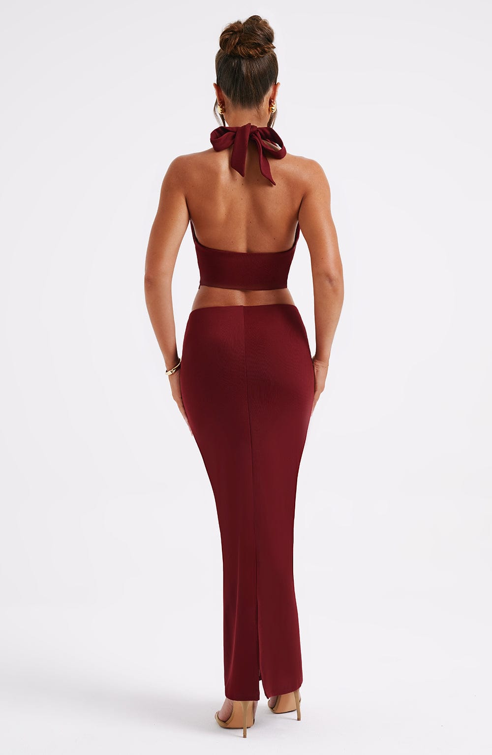Bordo Chrishelle Maxi Etek