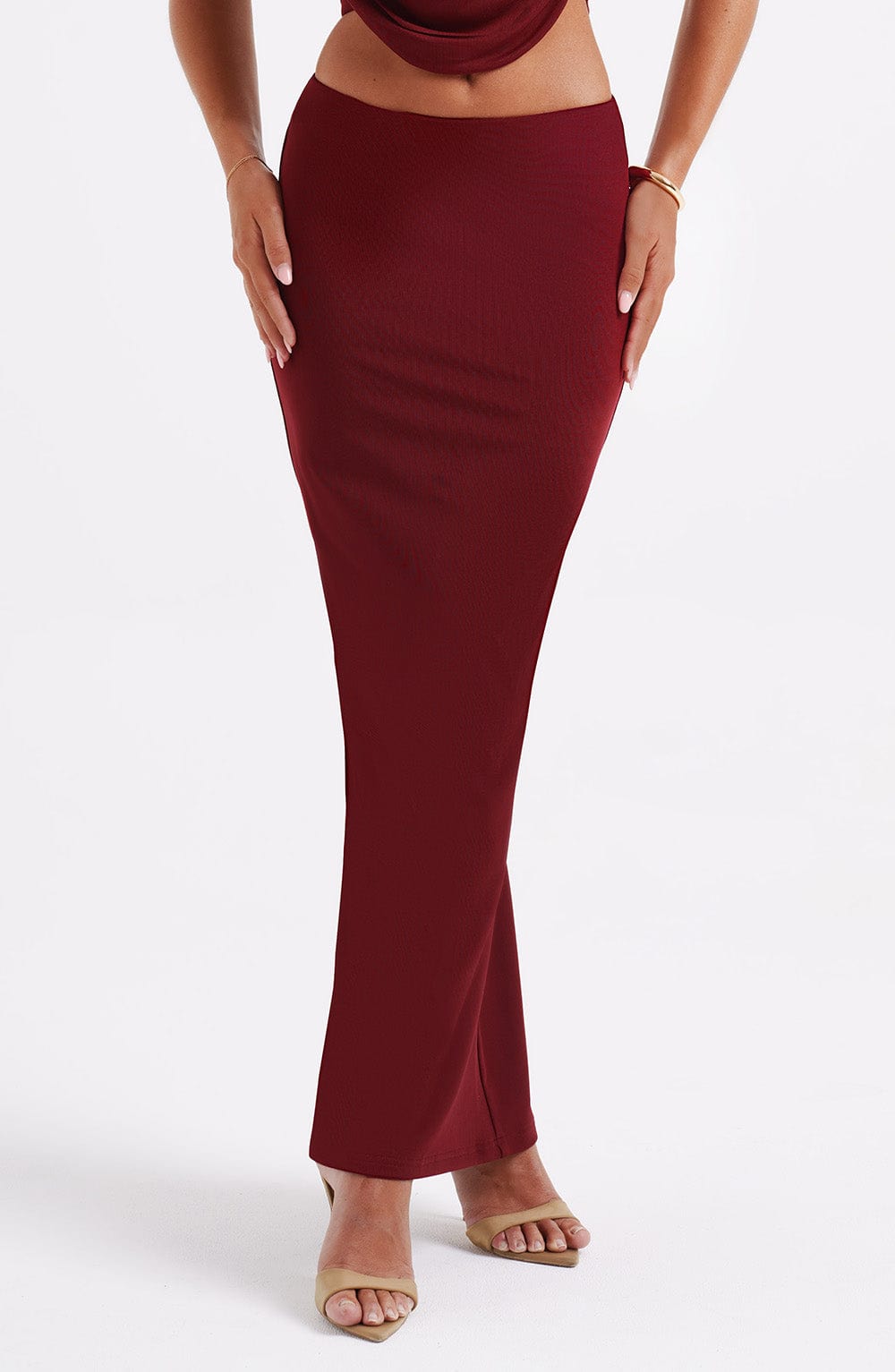 Bordo Chrishelle Maxi Etek