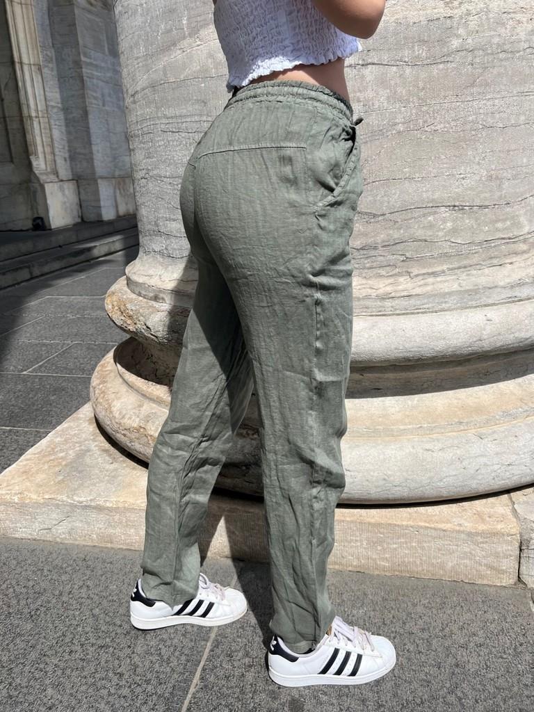 Aino Haki Keten Pantolon
