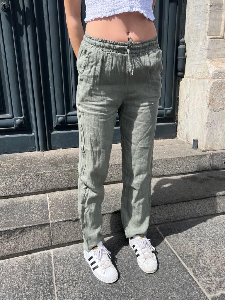 Aino Haki Keten Pantolon