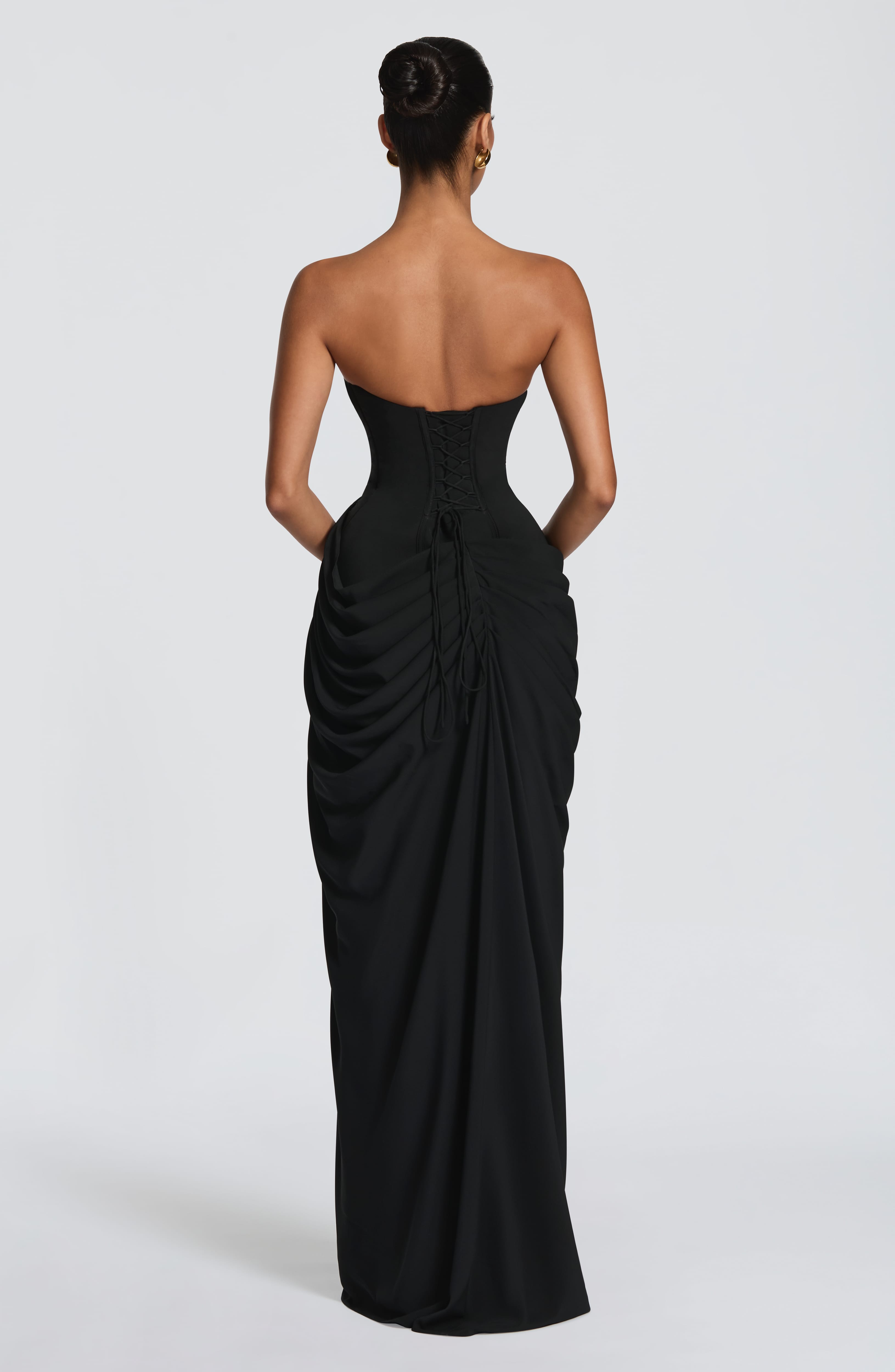 Cyra Siyah Maxi Elbise