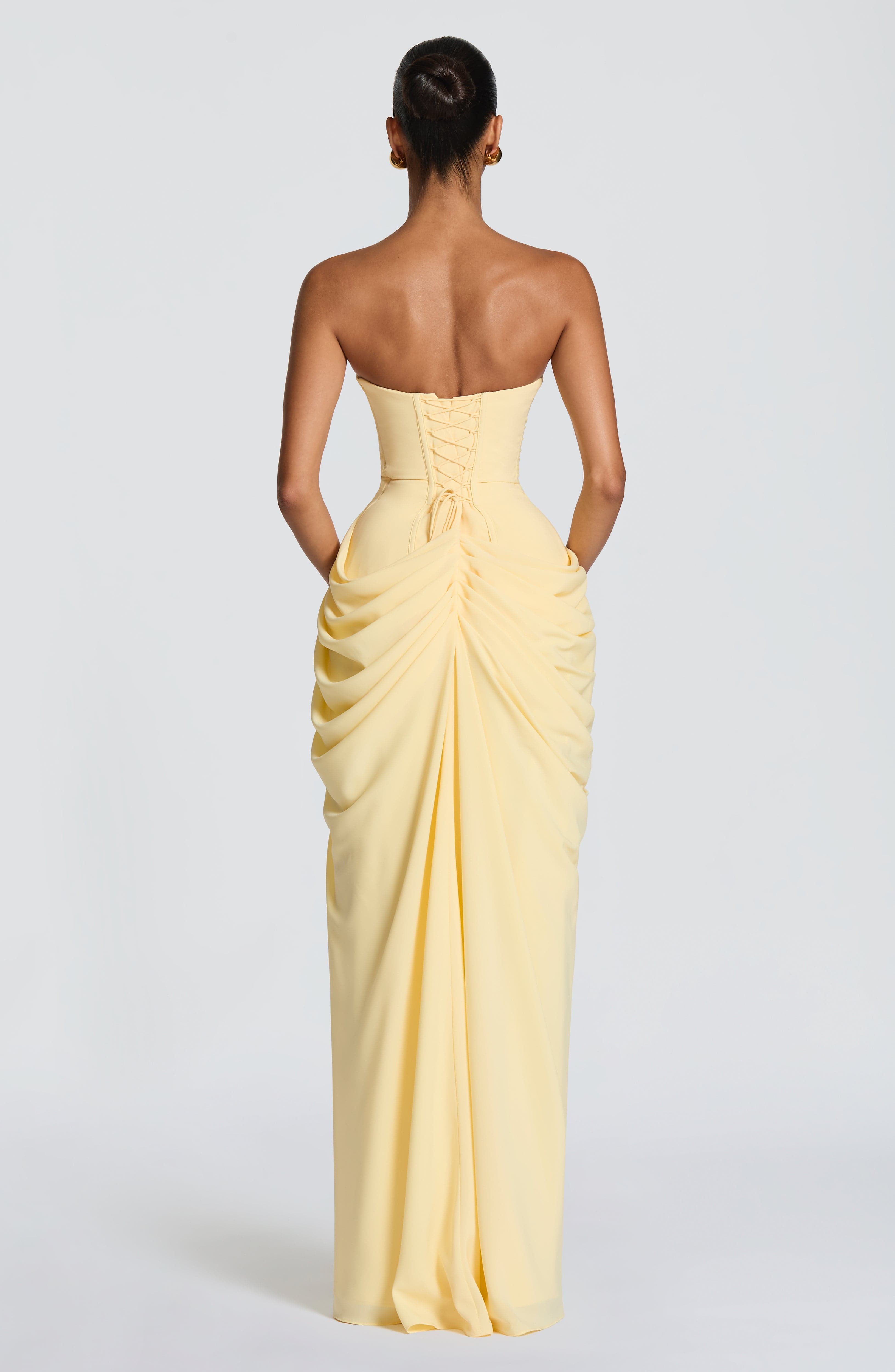 Cyra Limon Maxi Elbise