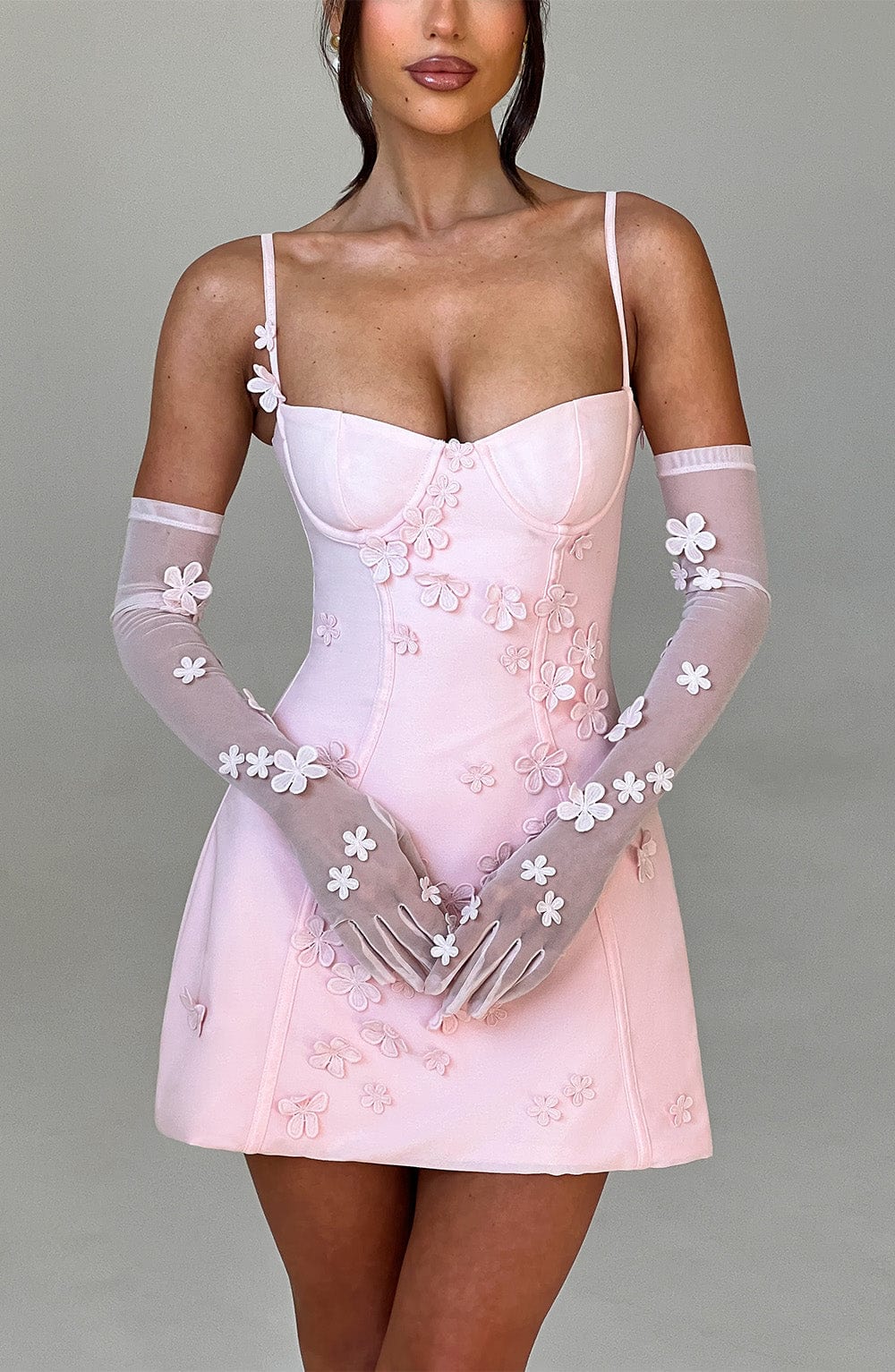 Pembe Dalary Mini Elbise