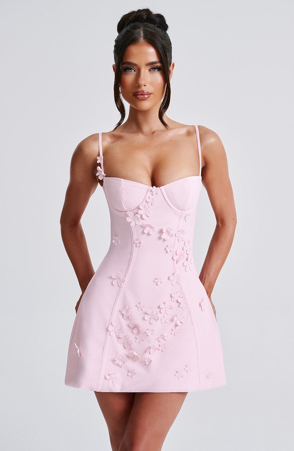Pembe Dalary Mini Elbise