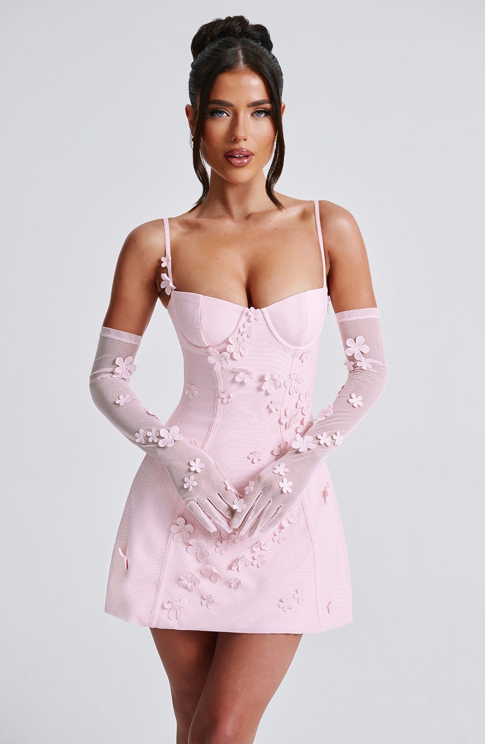 Pembe Dalary Mini Elbise