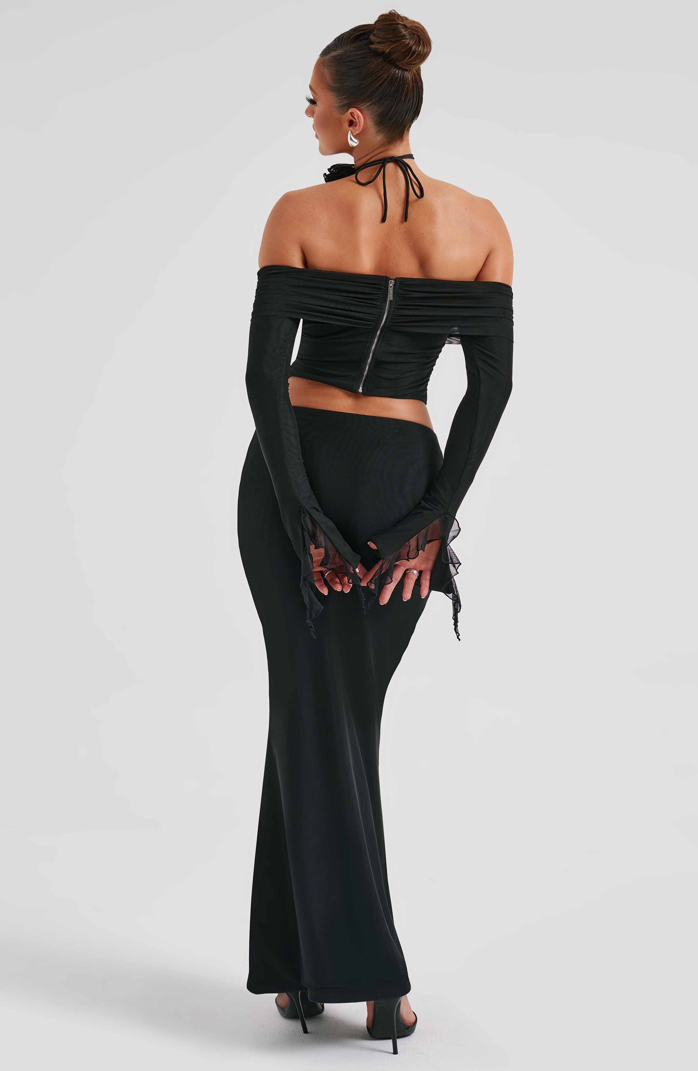 Deema Siyah Maxi Etek