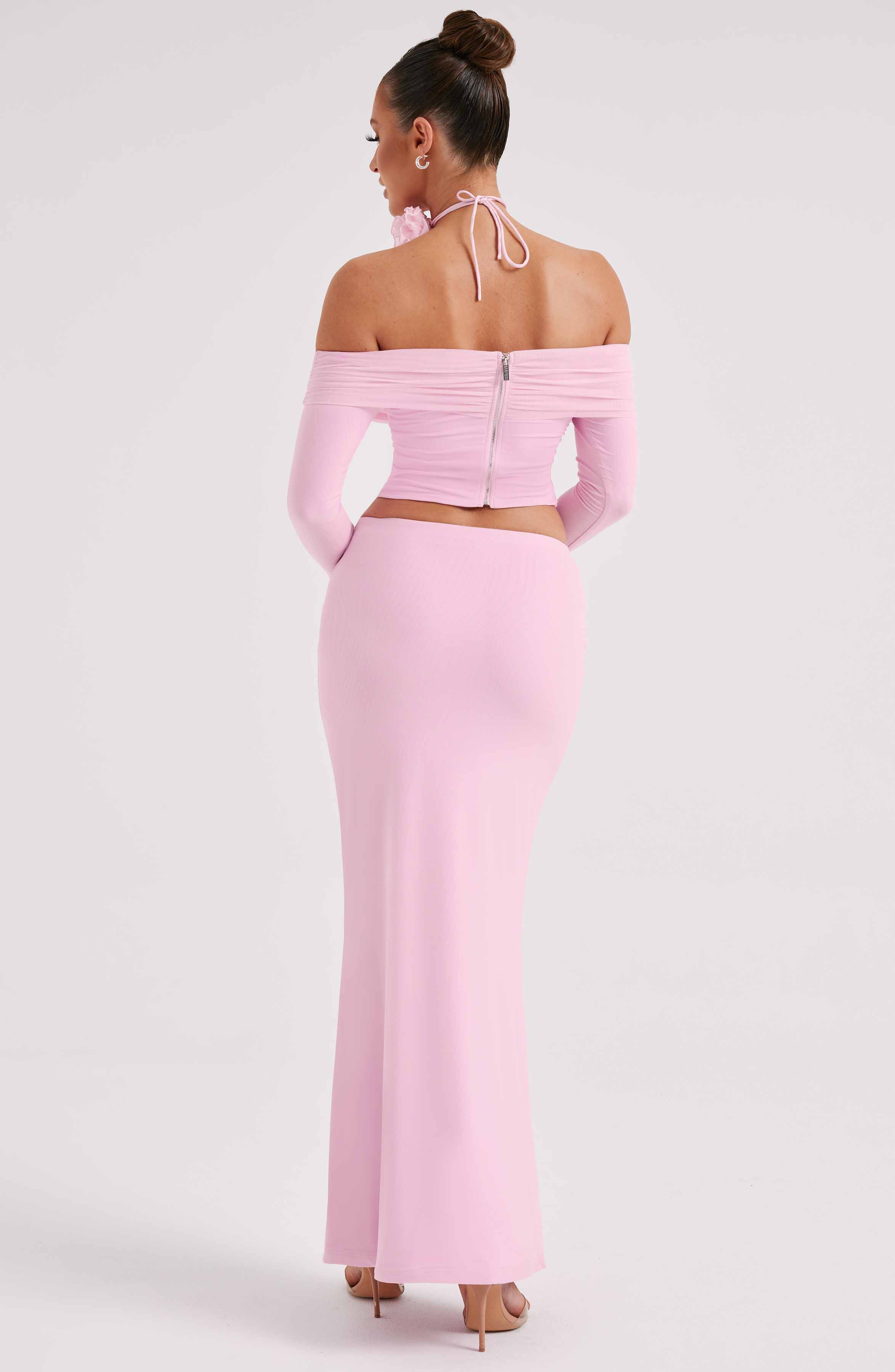 Deema Pembe Maxi Etek