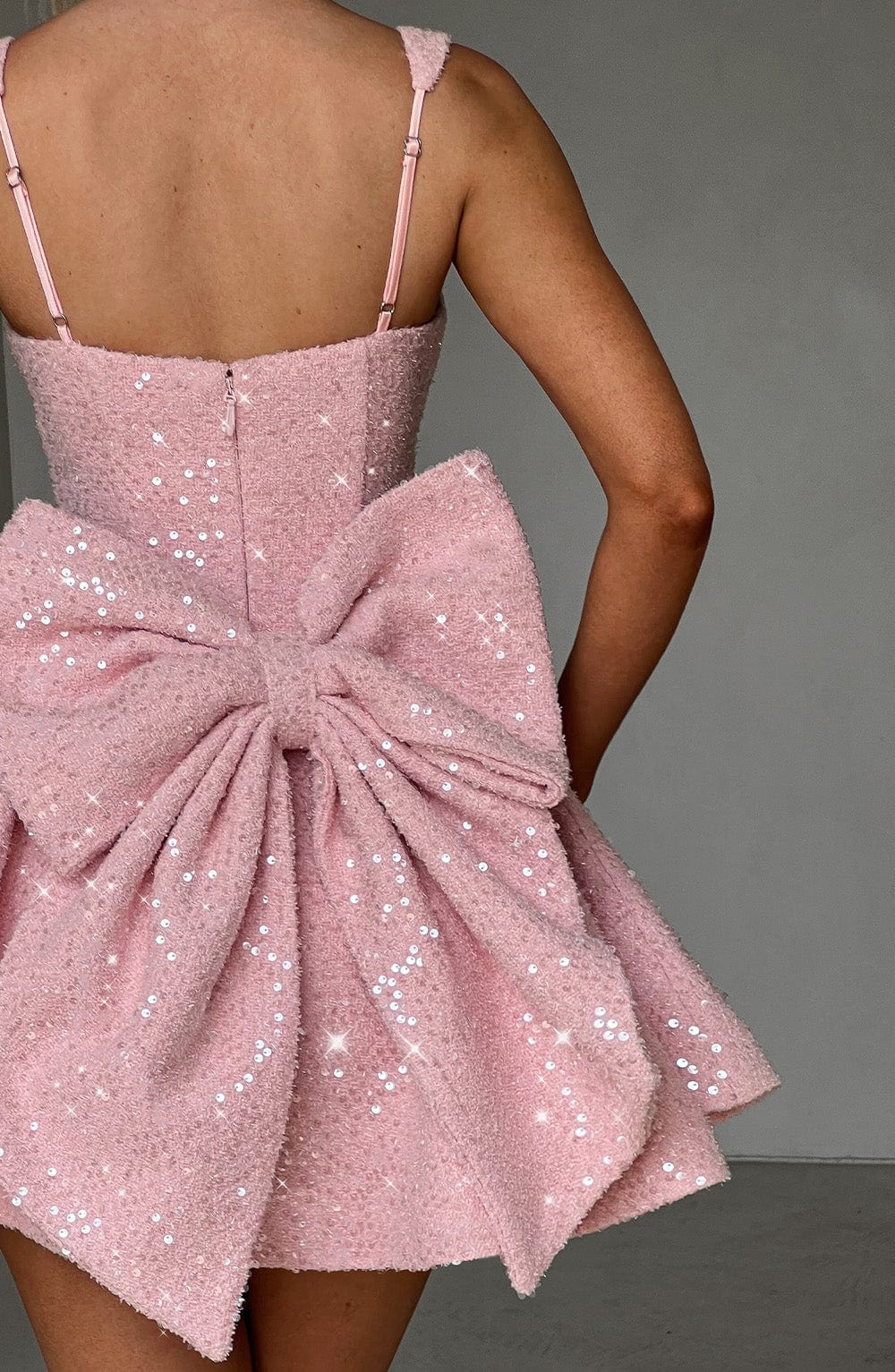 Pembe Dorothy Mini Elbise