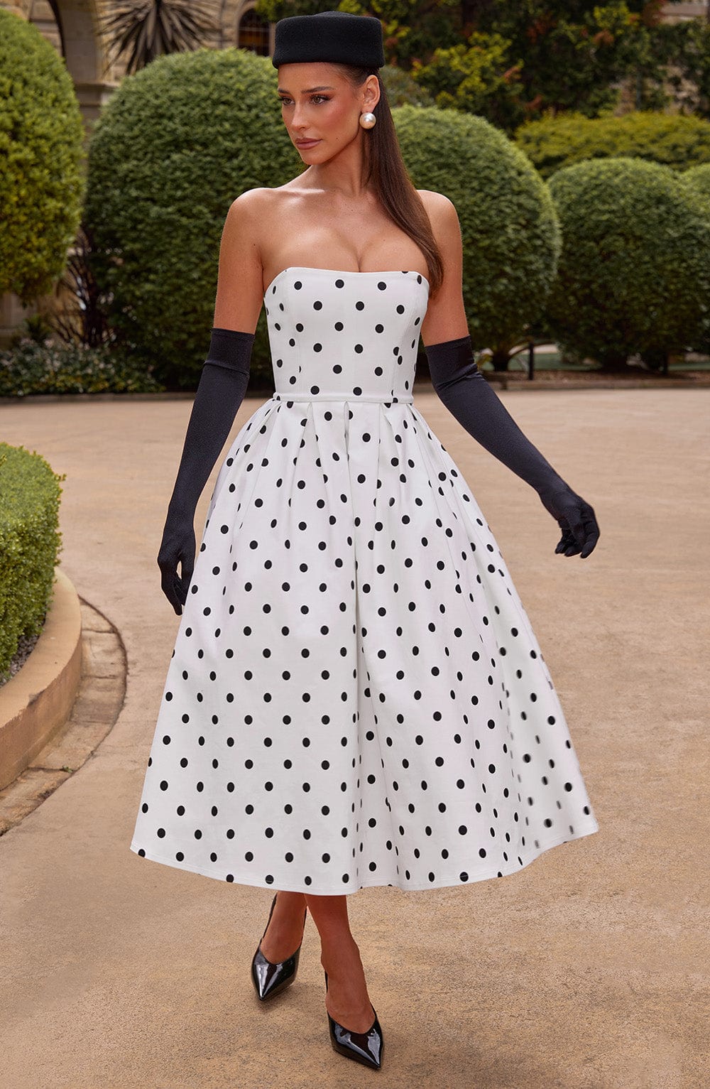 Edith Midi Siyah Elbise