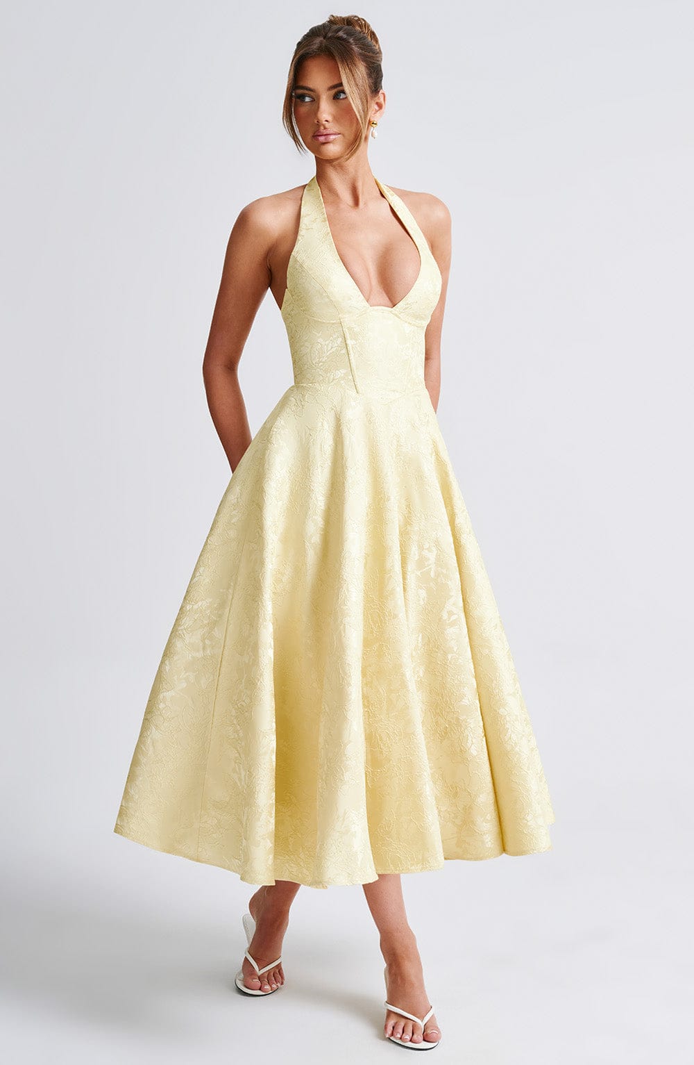 Effie Limon Midi Elbise