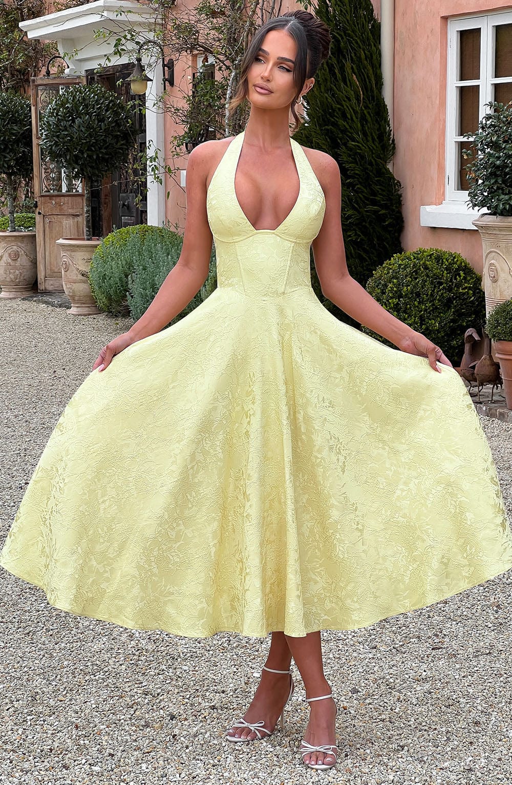 Effie Limon Midi Elbise