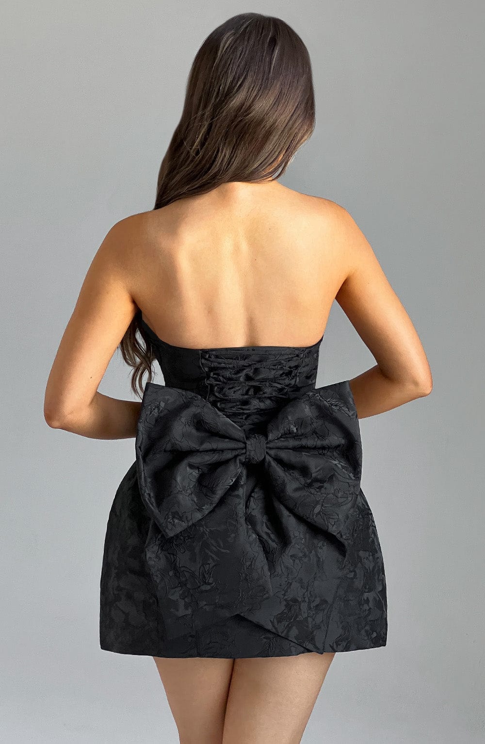 Elenora Mini Siyah Elbise