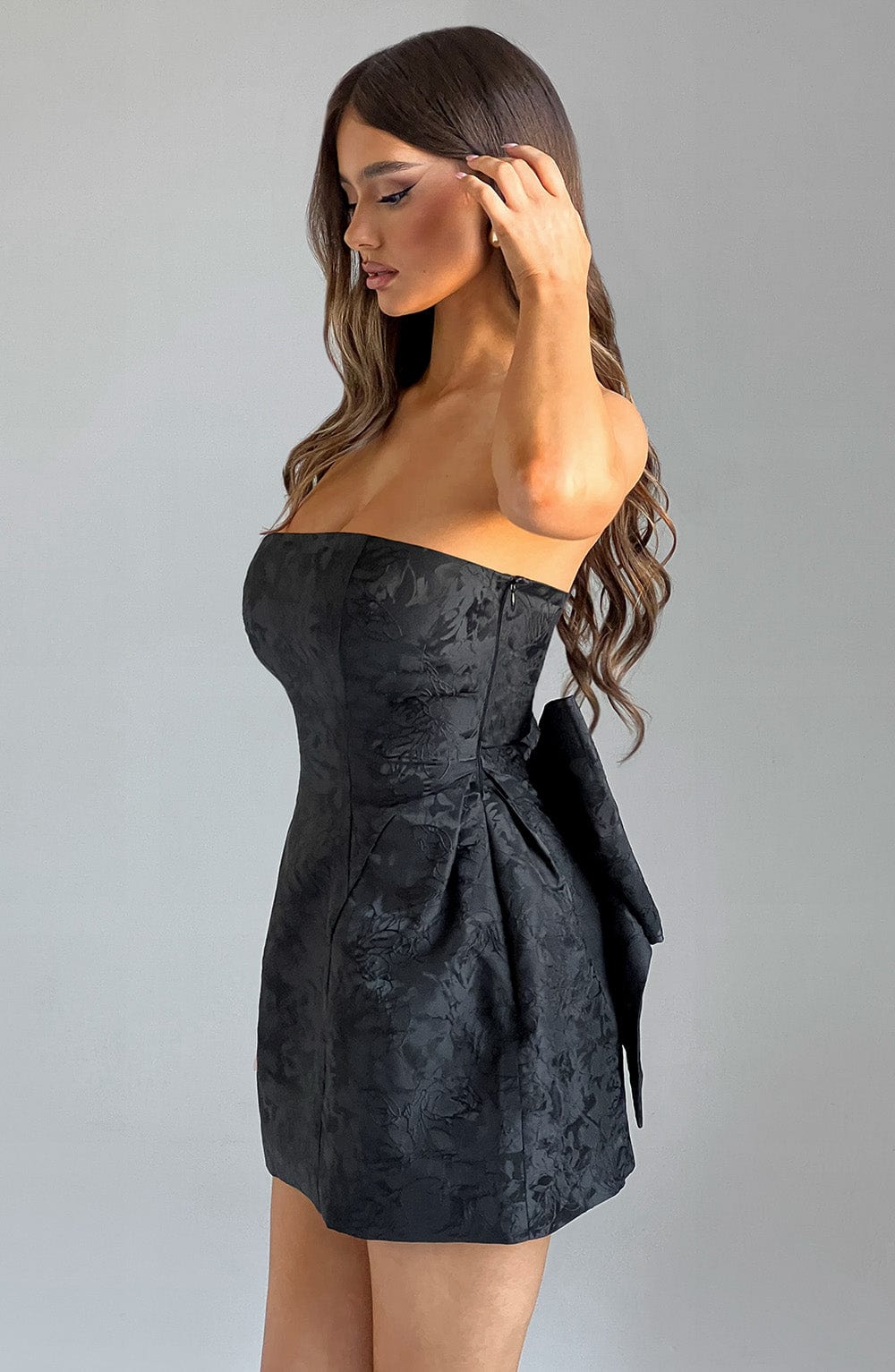 Elenora Mini Siyah Elbise