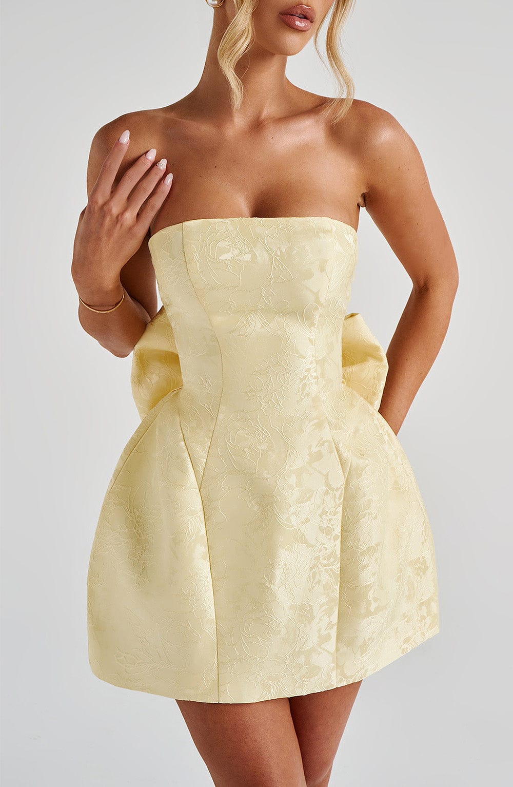Elenora Limon Mini Elbise