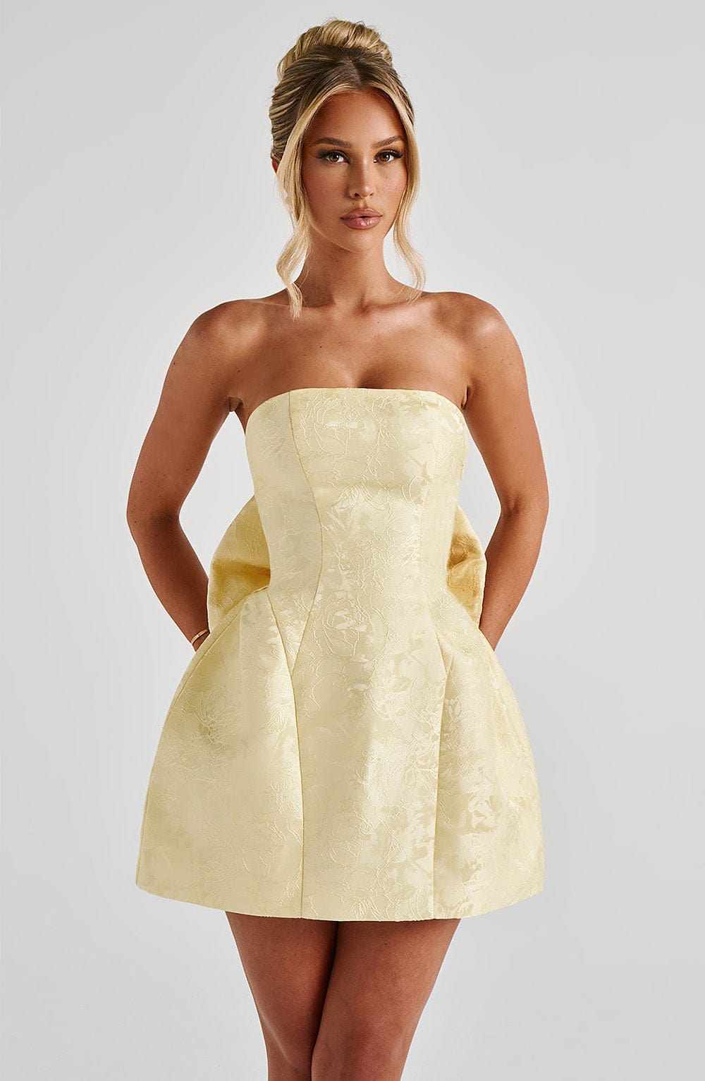 Elenora Limon Mini Elbise