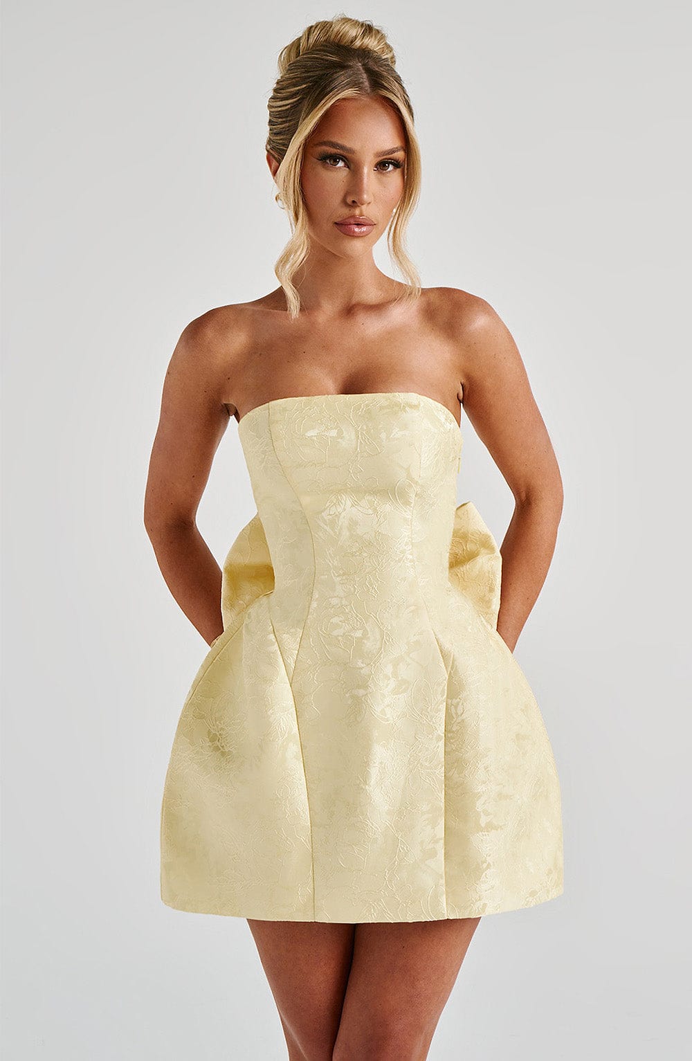 Elenora Limon Mini Elbise