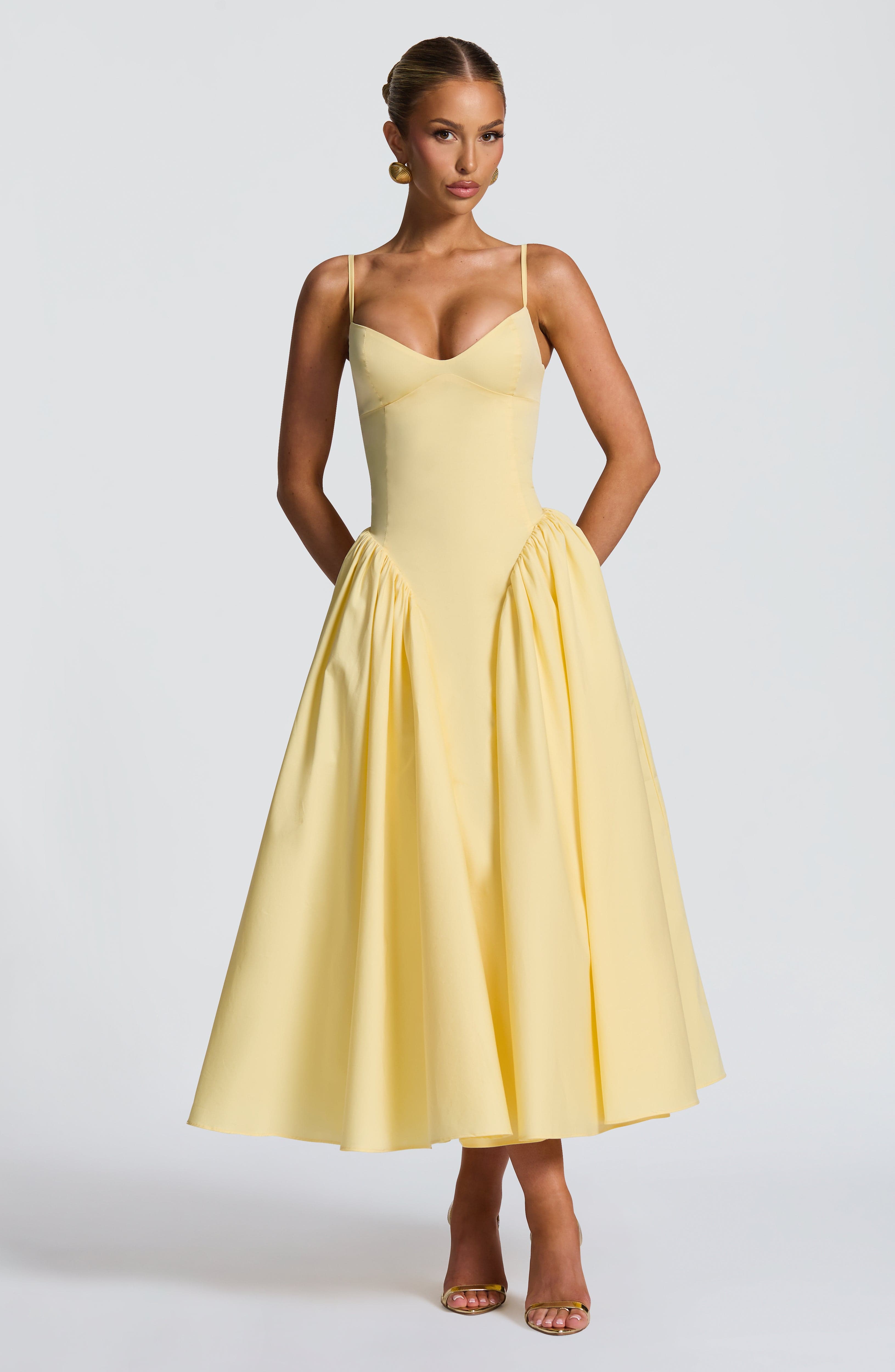 Emerson Limon Midi Elbise