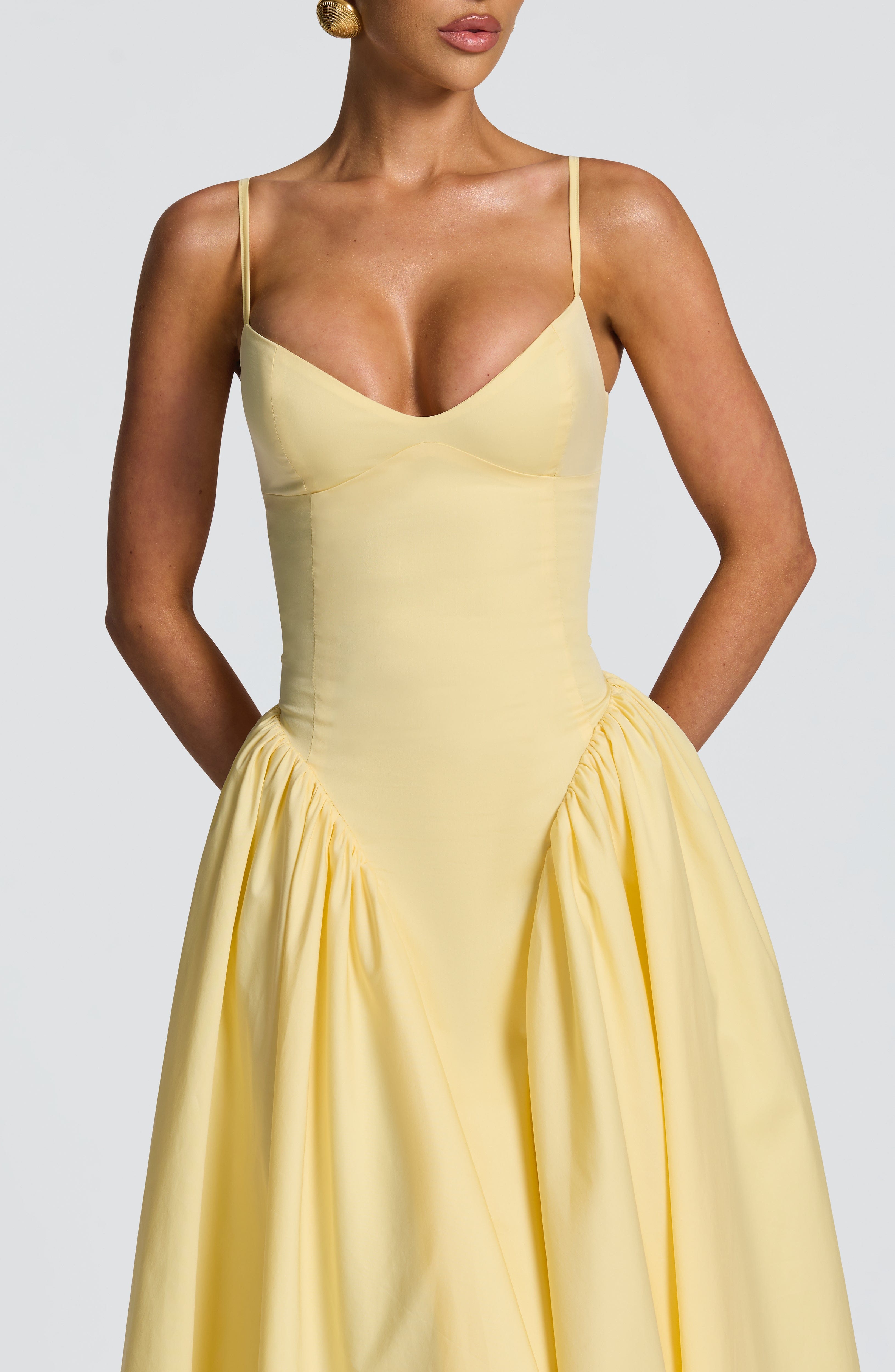 Emerson Limon Midi Elbise